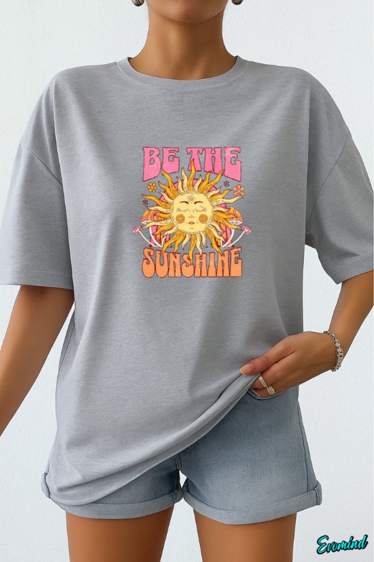 Evomind Sunshine Baskılı Unisex T-shirt
