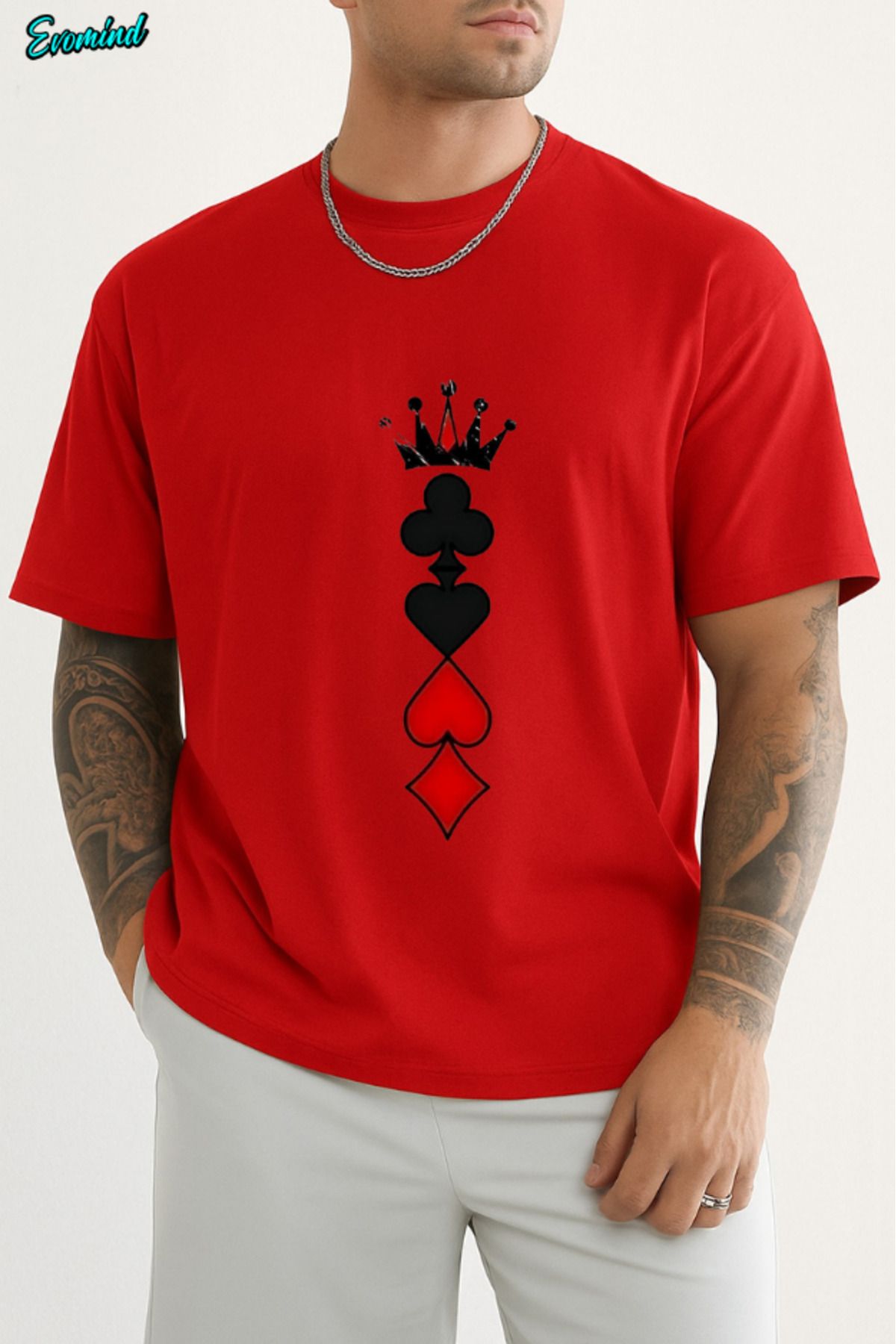 Evomind Şekil Baskılı Unisex T-shirt