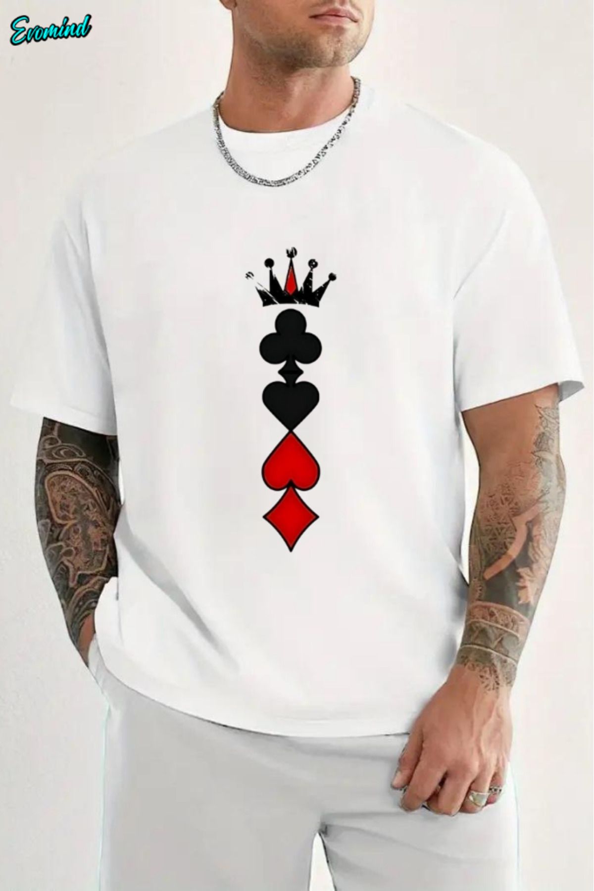 Evomind Şekil Baskılı Unisex T-shirt