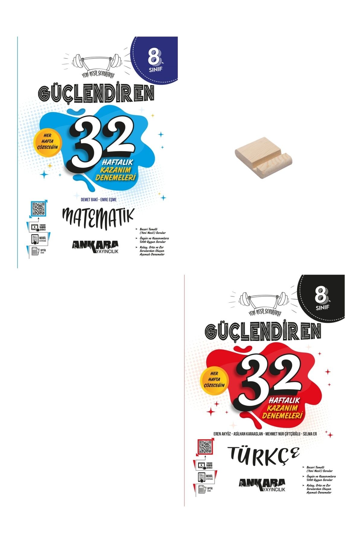 Ankara Yayıncılık LGS 8. Sınıf Güçlendiren Matematik ve Türkçe Haftalık Denemeleri