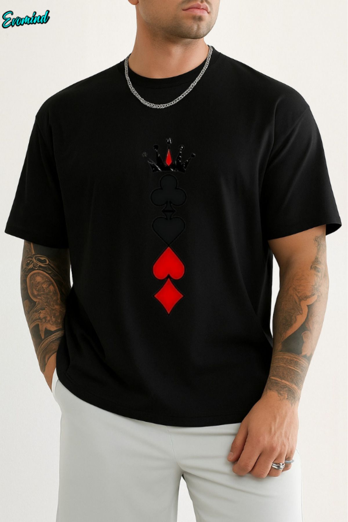 Evomind Şekil Baskılı Unisex T-shirt