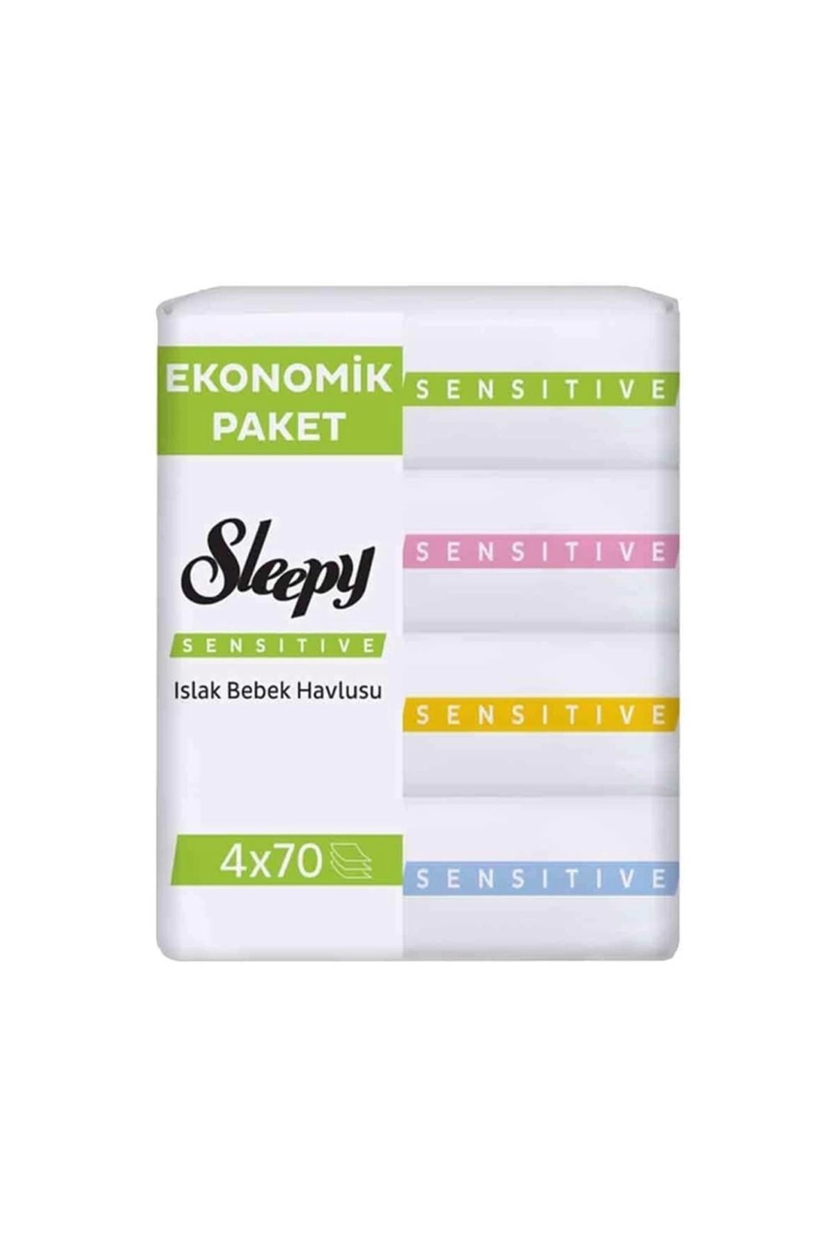 Finetoo Eğitici Oyuncak Sleepy Sensitive Islak Havlu Mendil 4x70 280 Yaprak