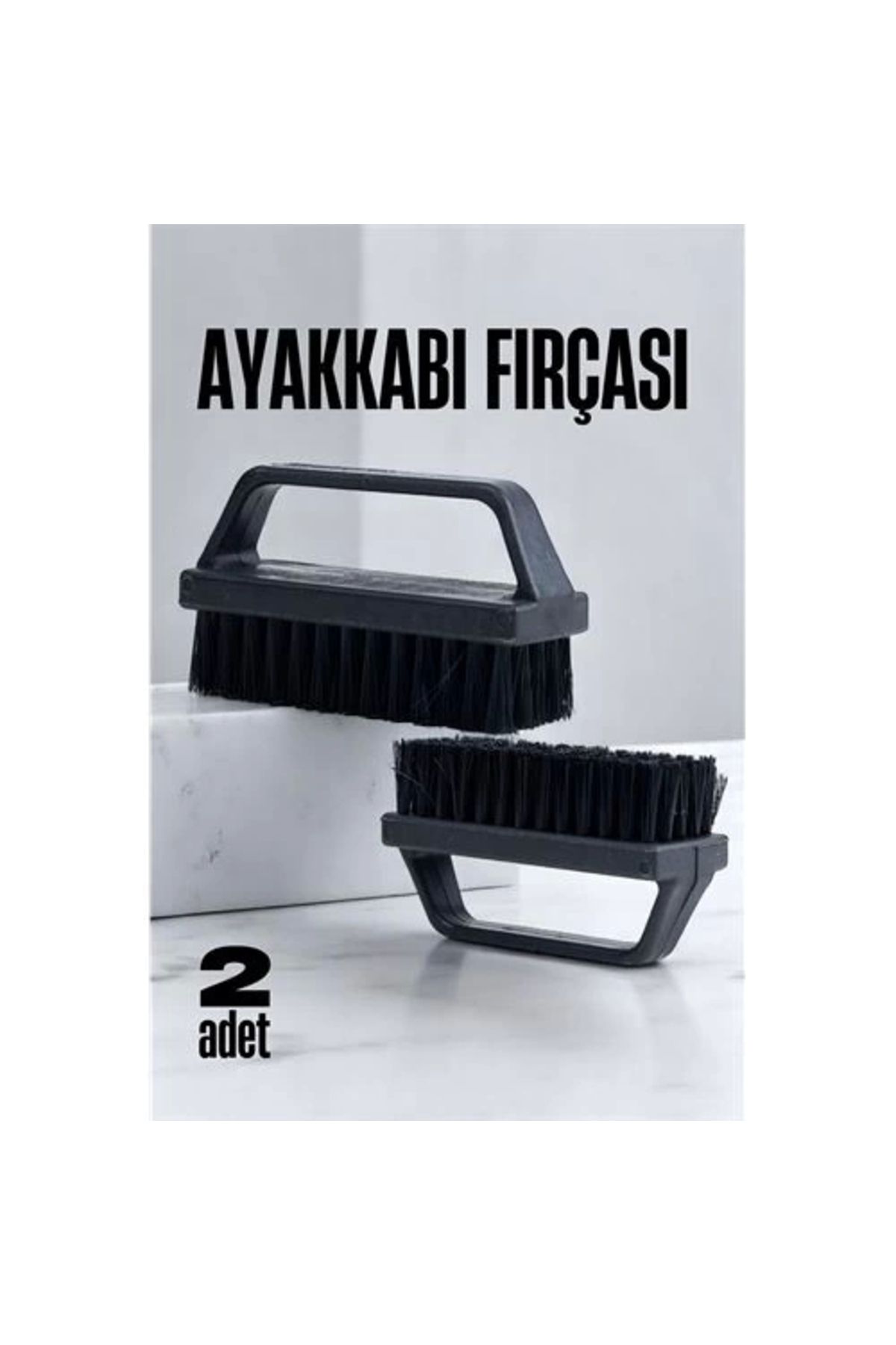Generic Sert Kıllı Ayakkabı Fırçası - Leke Çıkarıcı Elbise Fırçası 2 ADET