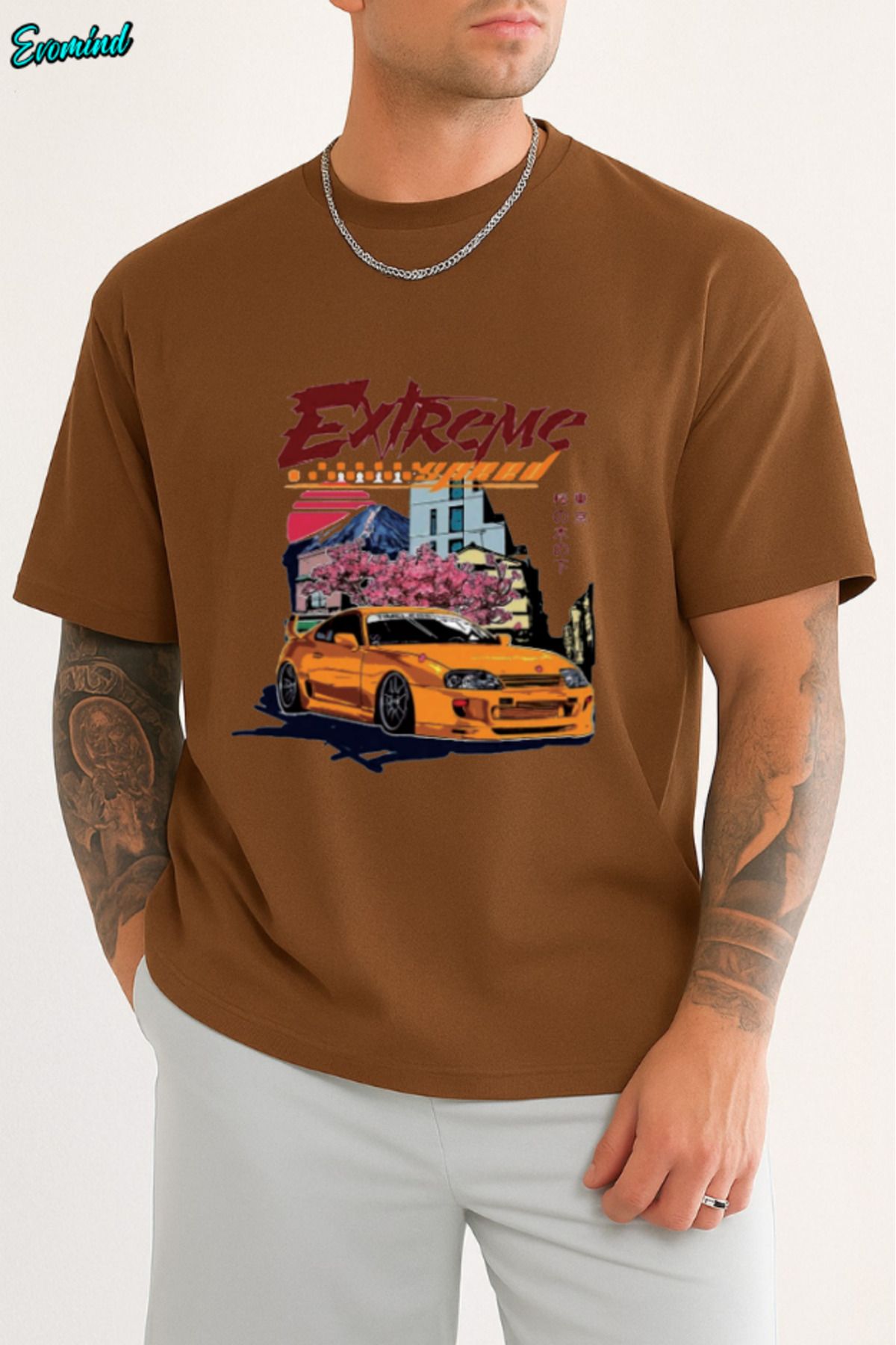 Evomind Ekstreme Baskılı Unisex T-shirt