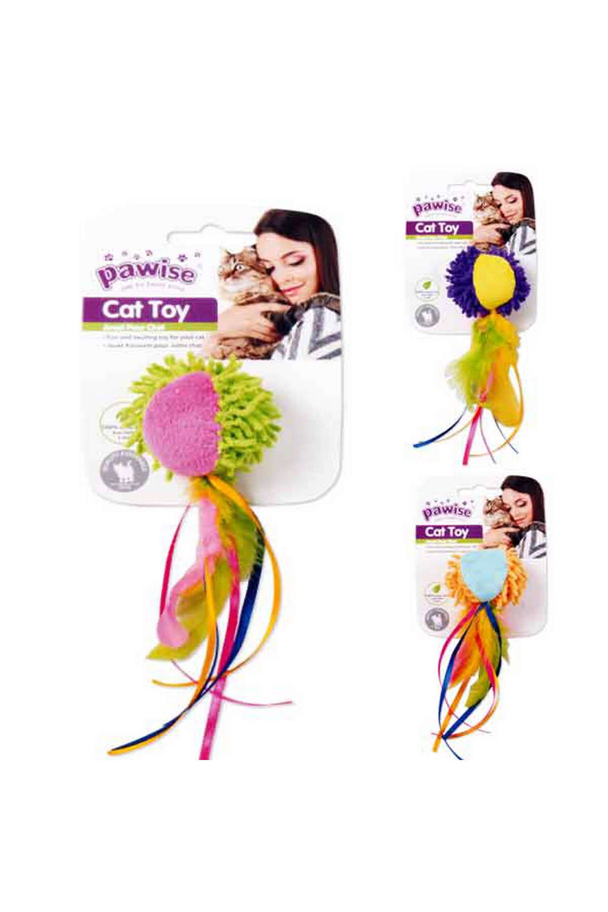 Pawise Kumaş Oyuncak Meow Meow Life-Ball With Tail DSDRN