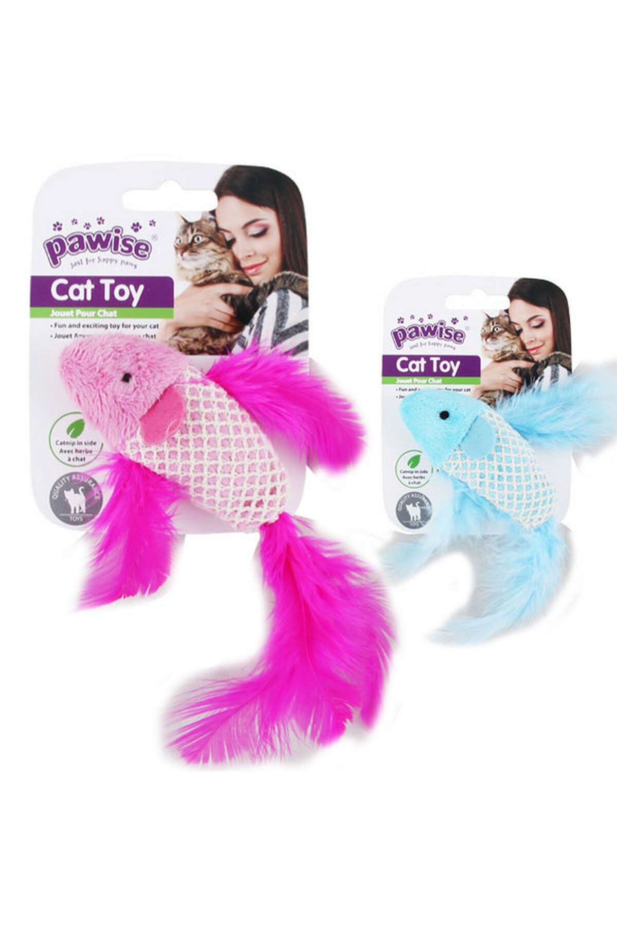 Pawise Catnipli Peluş Balık Kedi Oyuncağı 9 cm DSDRN