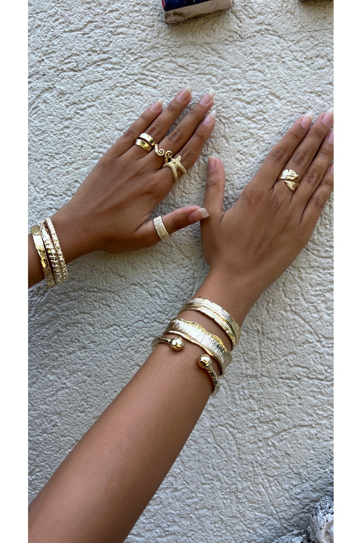 shop Top Uçlu Gold Kelepçe