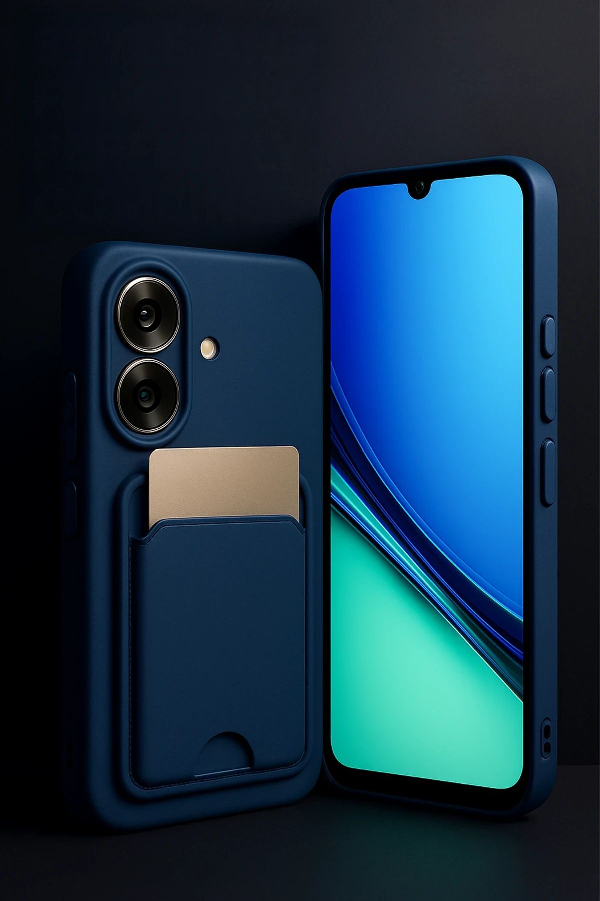 NewFace Realme Note 60 Kelvin Kartvizitli Silikon - Siyah MXMPA