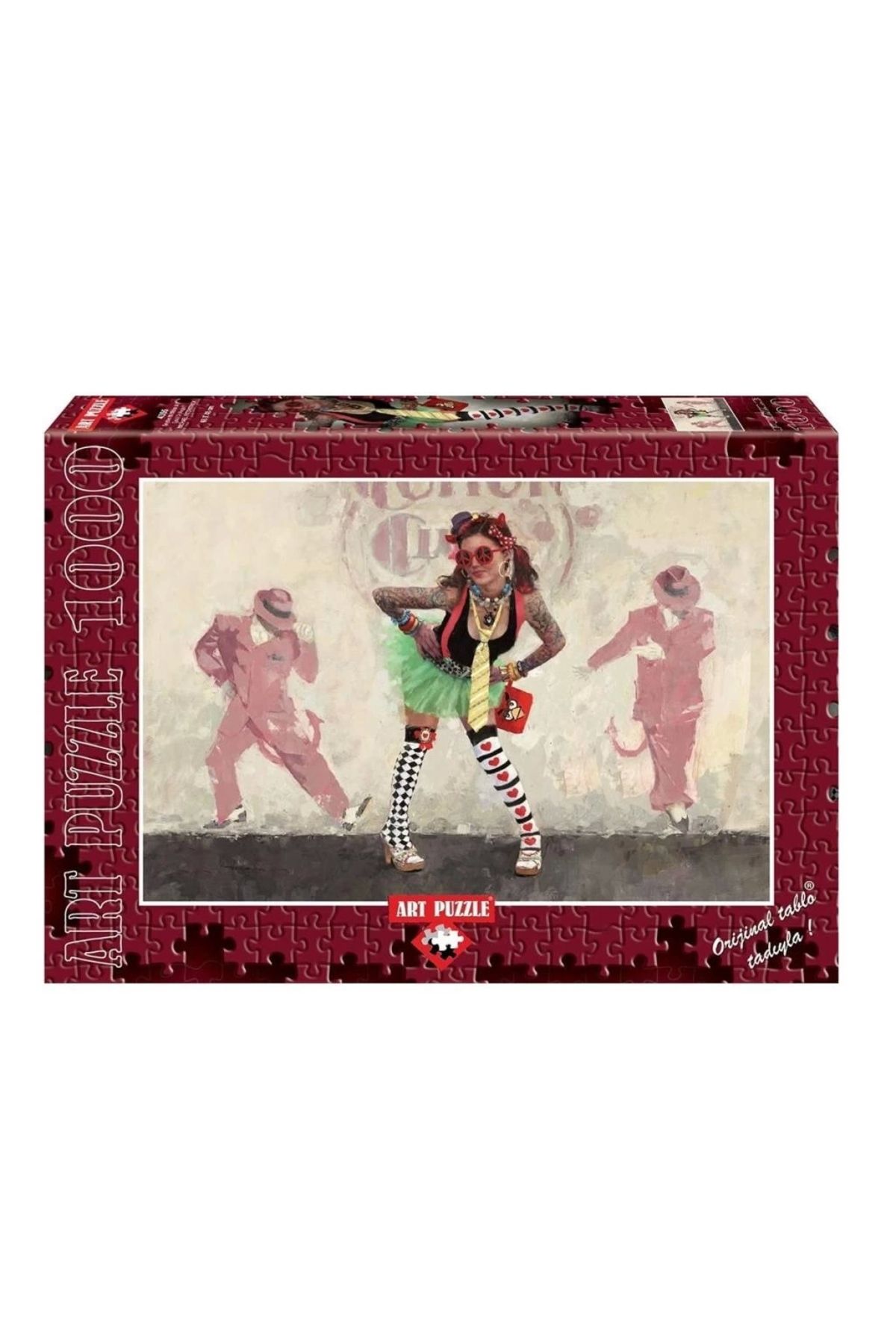CANSA 4355 Art Puzzle Şeytan Mı? Melek Mi? 1000 Parça Puzzle