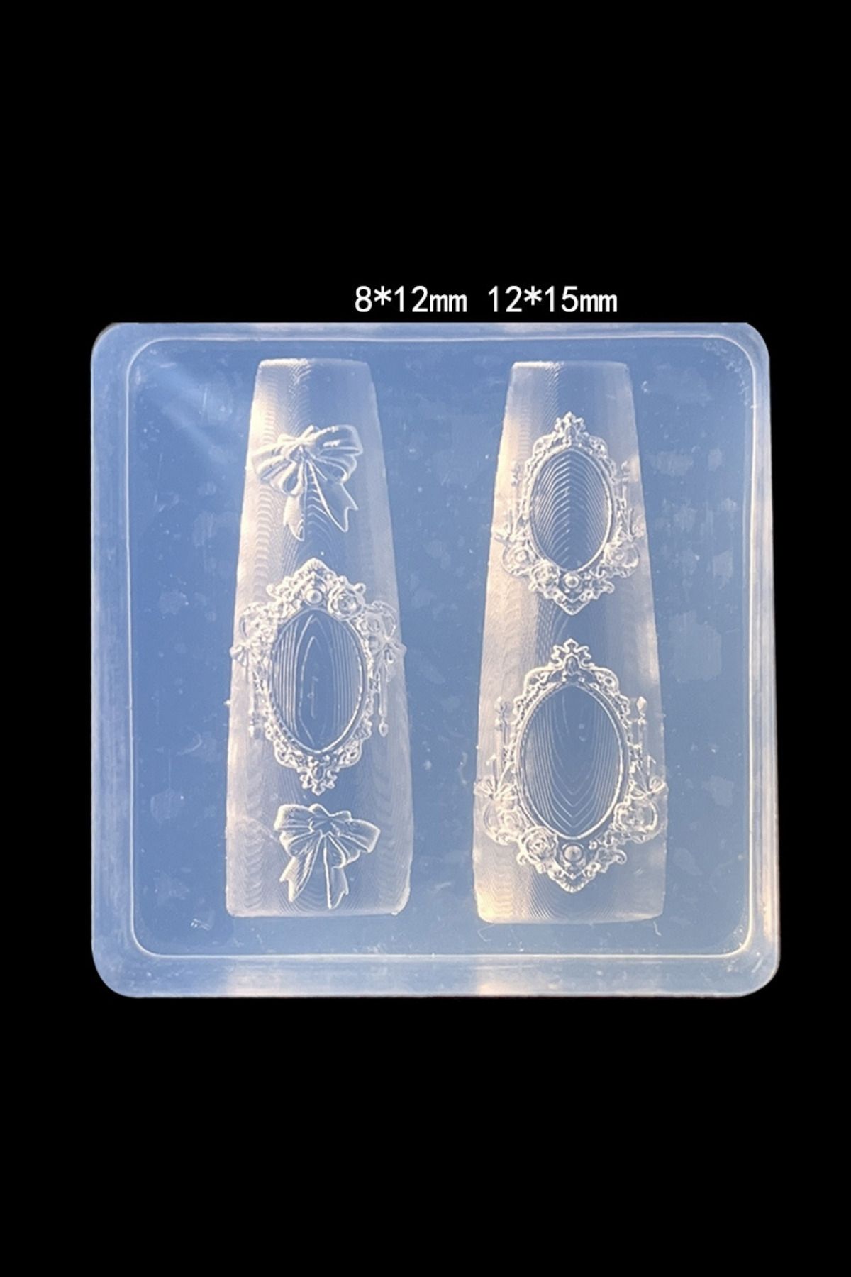 Easy Beauty Nail Art Charm Silikon Kalıp Nail Art Desen Kalıbı, Charm Tırnak Süsleme 3D Silikon Kalıp