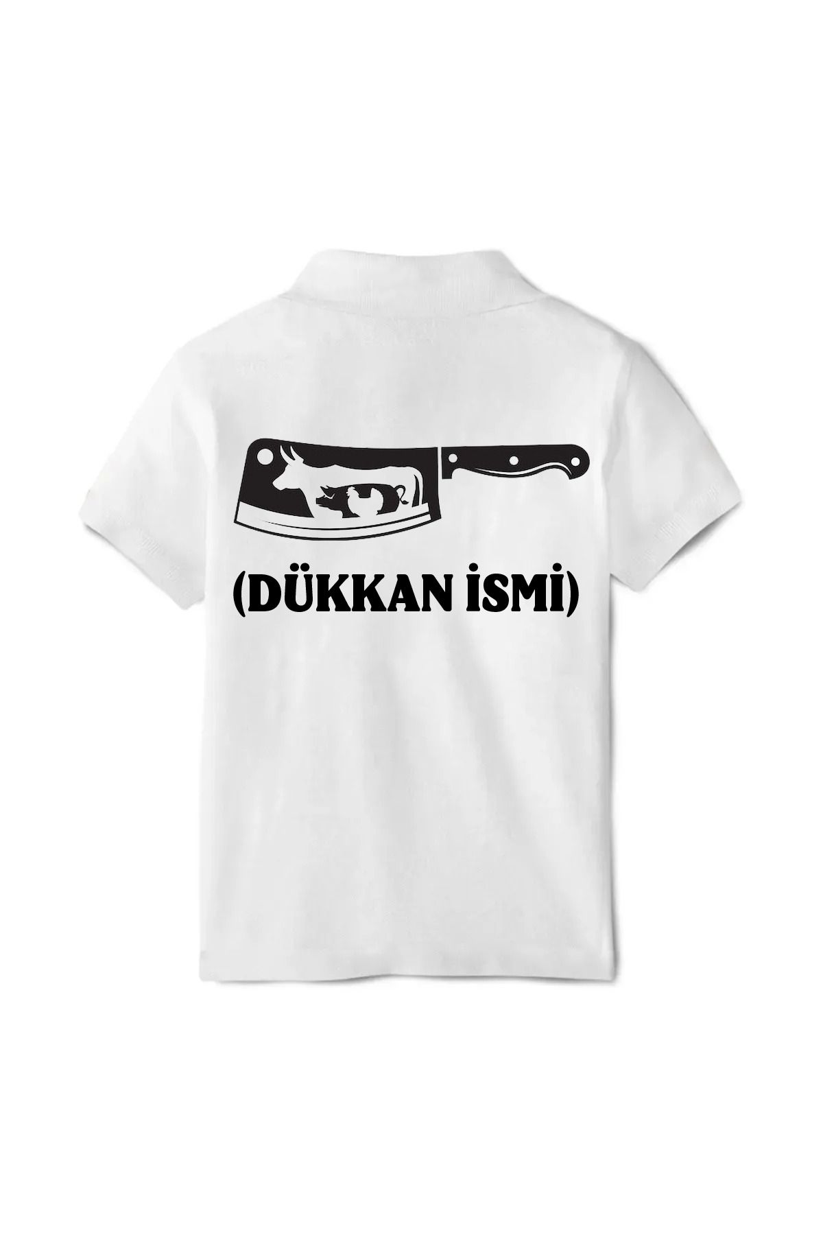 Pisa Art Kişiye Özel İsim Soyisim Kasap Polo Yaka T-Shirt(Arkadaki Model İsteğinize Göre Değişebilir)