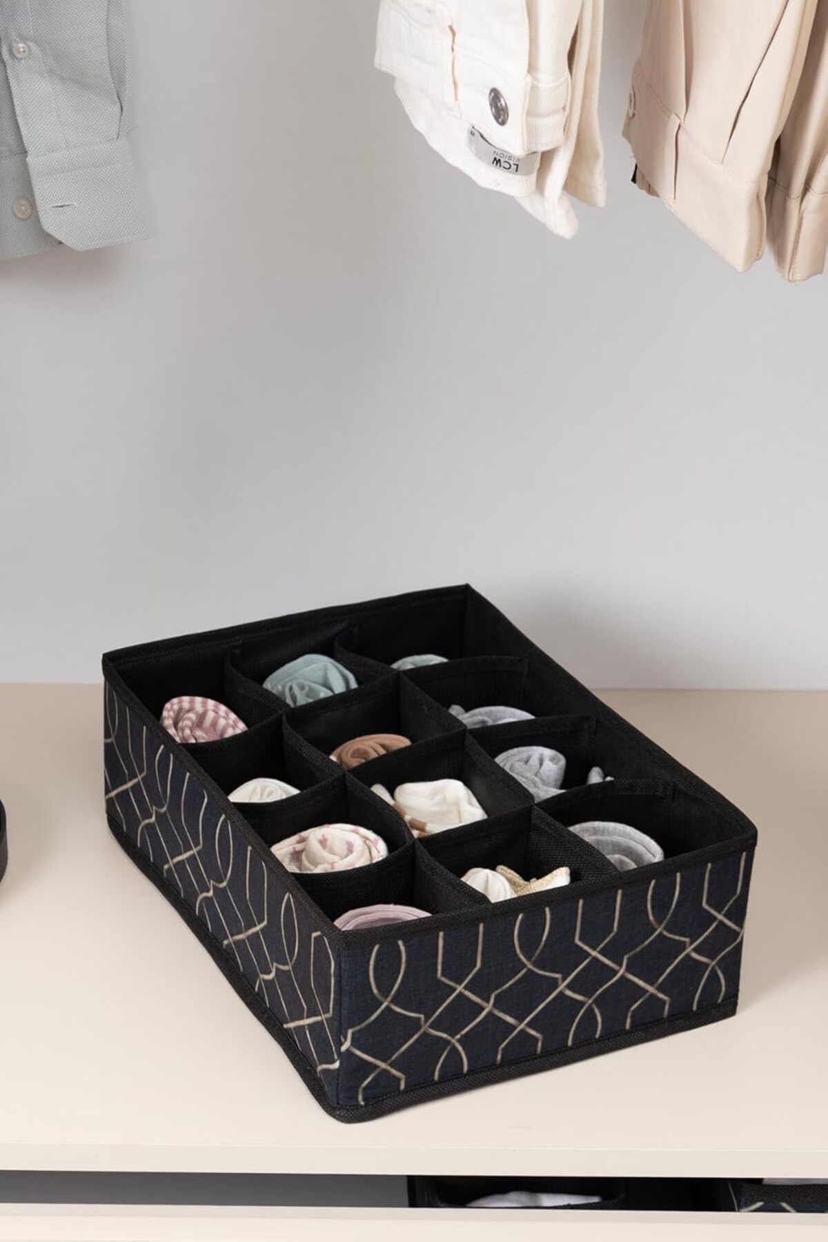 Mena Rise TuonShop Kapısı Elegant Çekmece İçi Düzenleyici 12 Bölmeli Organizer (1) 1122991