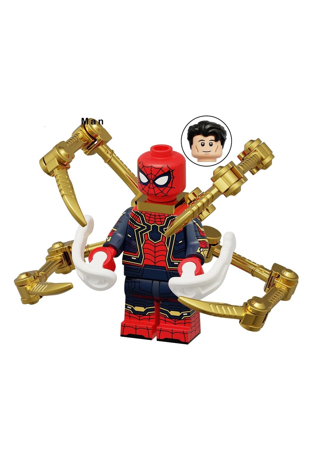 myminitoys Süper Kahraman mini figür iron spider X-166
