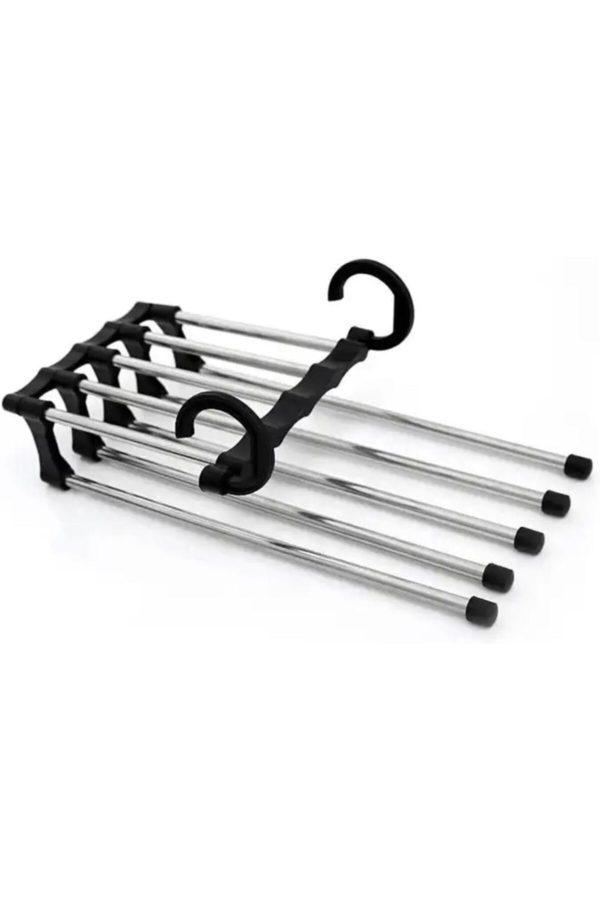Mena Rise TuonShop Home 2 Katlı Katlanabilir 5'li Pantolon Askısı,Pantolon,Kravat,Etek İçin Organizer Ask