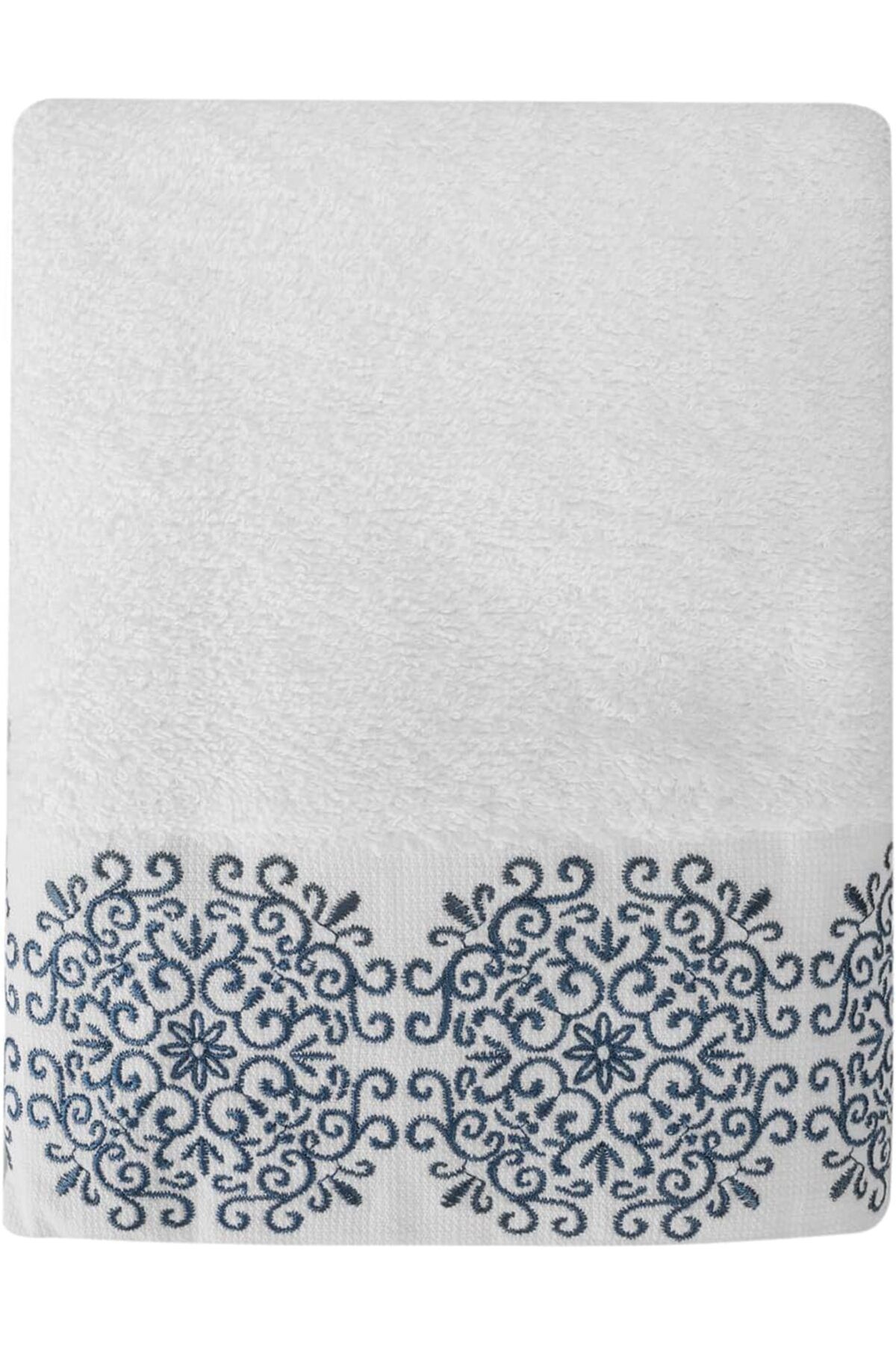 Mena Rise Sty Sabre Nakışlı Beyaz Havlu 50X90 1064272