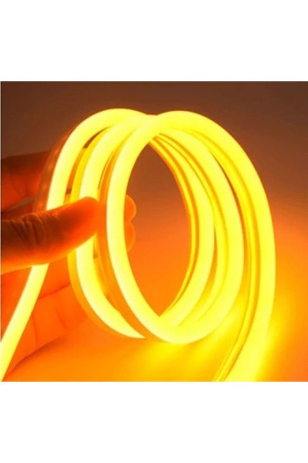 Cata 12V DIŞ MEKAN NEON ŞERİT LED AMBER ( 300LM ) 5 METRE
