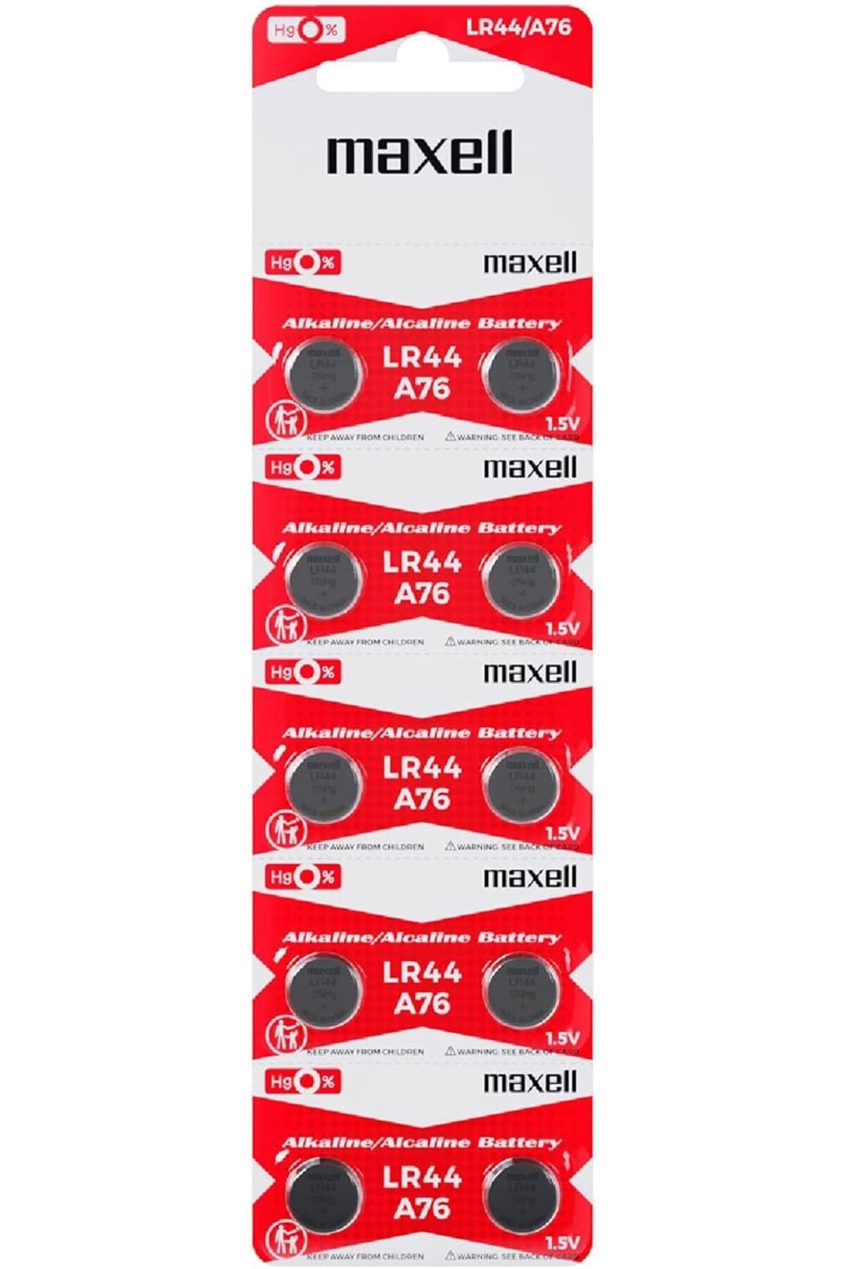 Mena Rise TuonShop Alkaline LR44 düğme pil (10'lu paket) 1122991