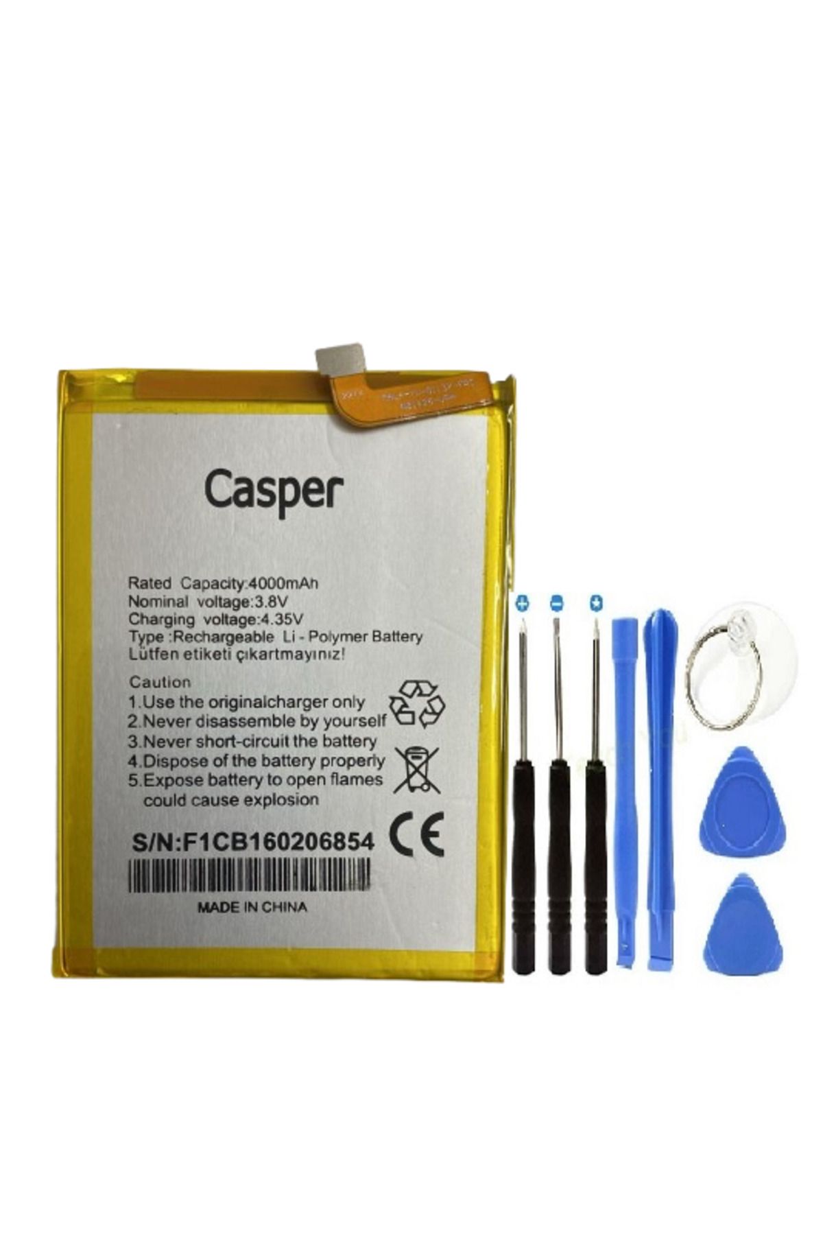 AXYA Casper X20 Pil Batarya + Tamir Set