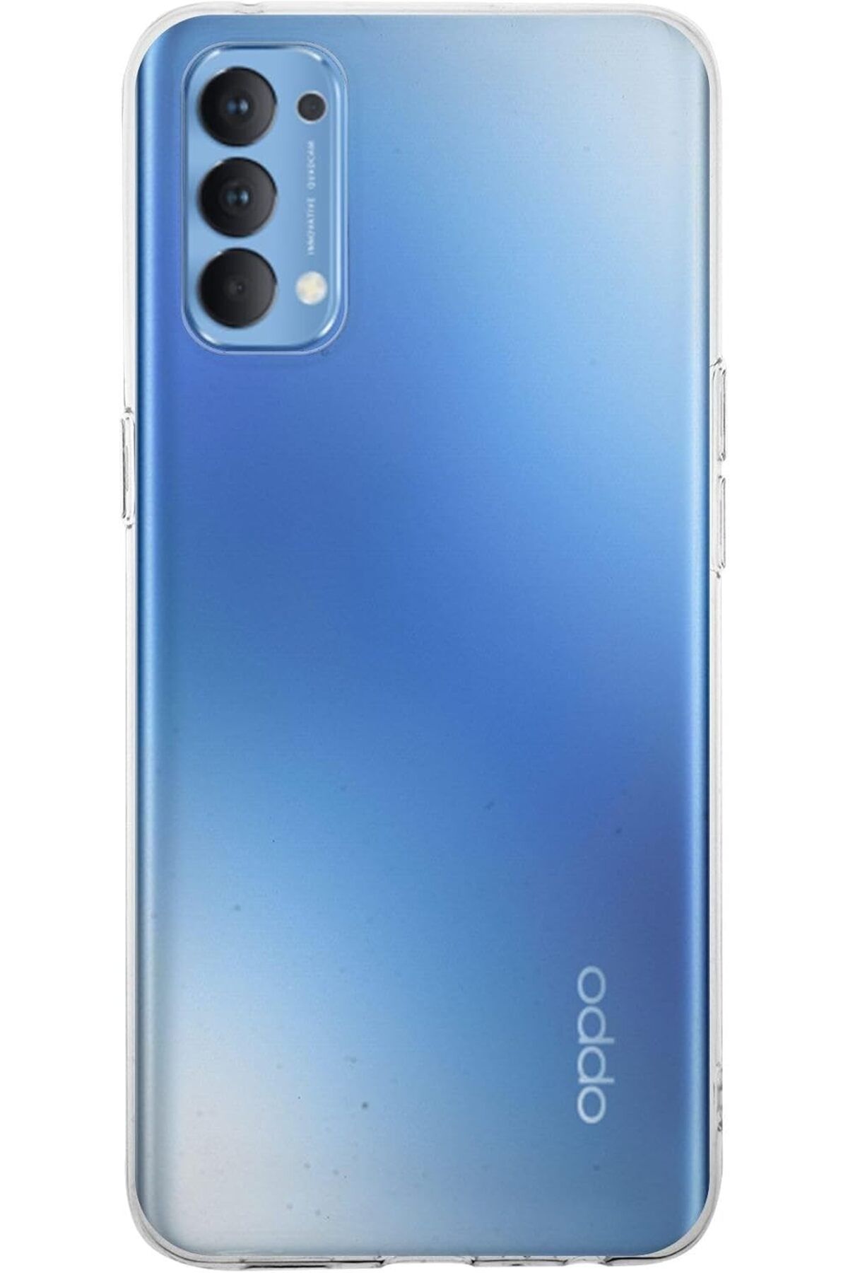 Mena Rise TuonShop İletişim Oppo Reno 4 Kapak 1mm Süper Silikon Şeffaf Kılıf 1122991
