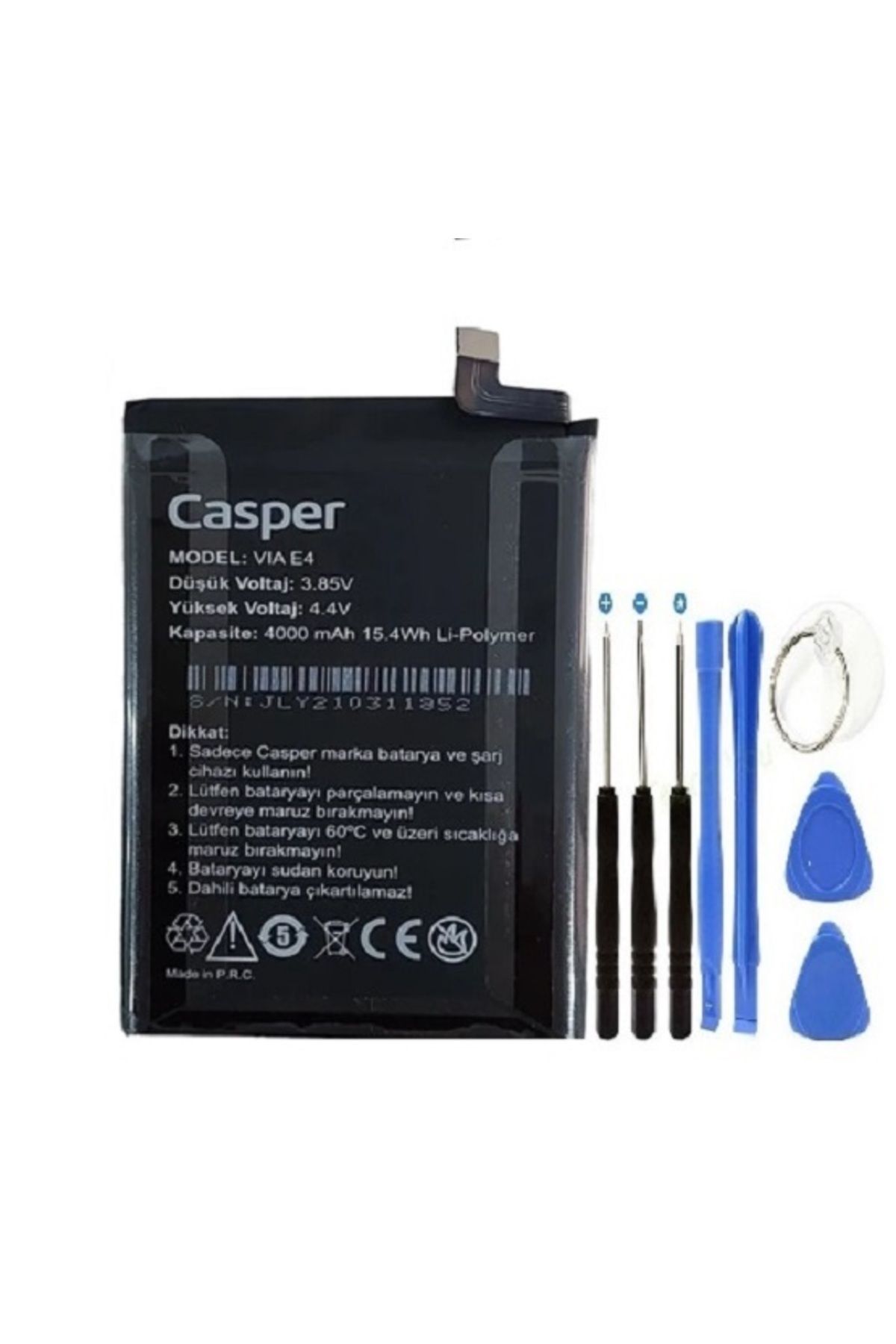 AXYA Casper E4 Pil Batarya + Tamir Seti
