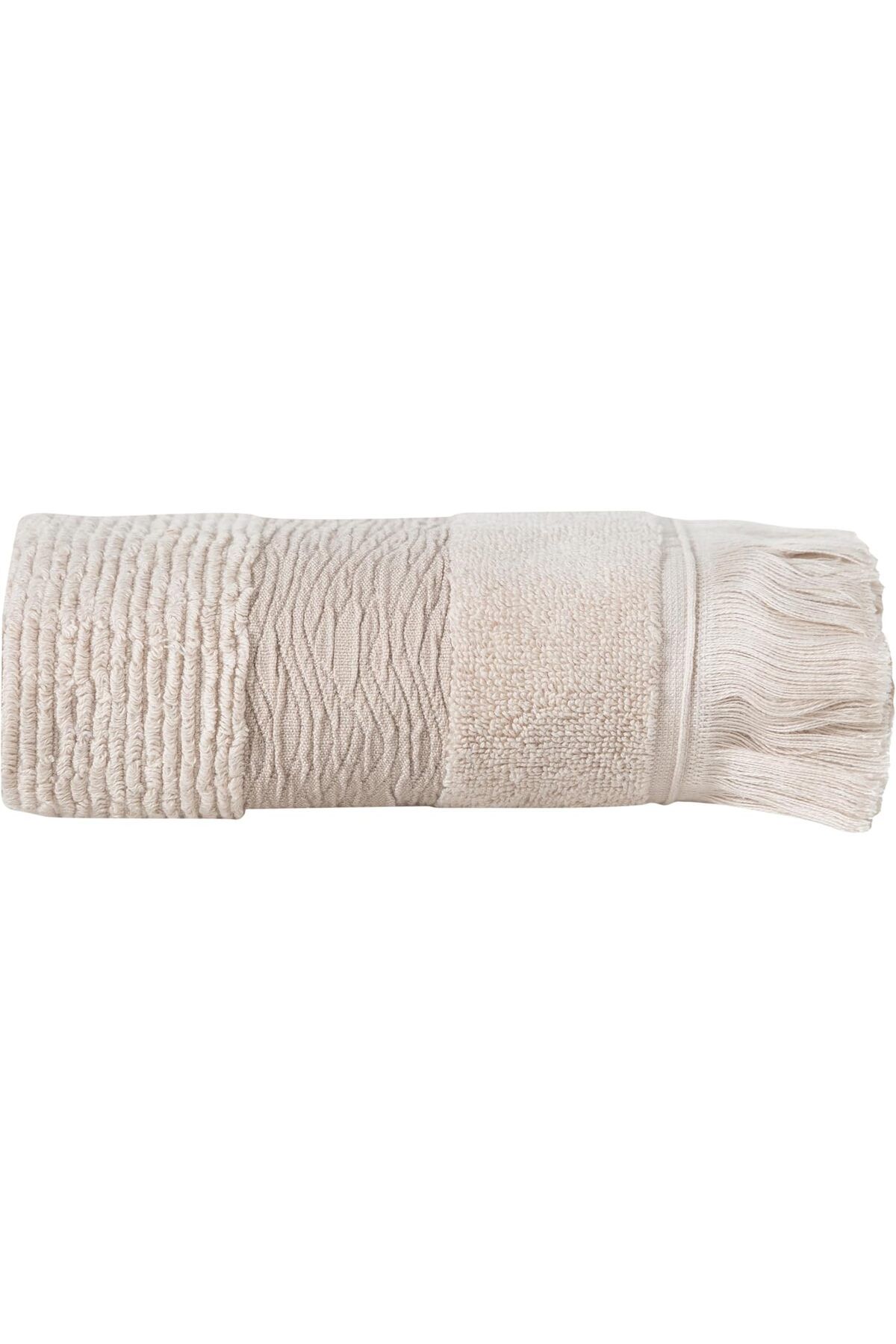 Mena Rise Concept Borla Bej Yüz Havlusu 50 x 80 cm 1064272