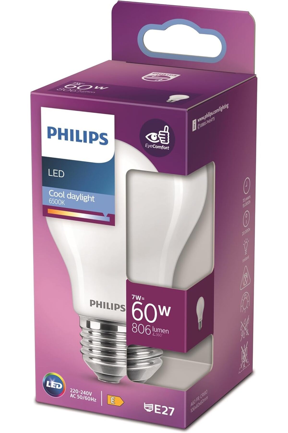 Mena Rise LED classic 60W E27 CDL A60 FR ND SRT4 1064272