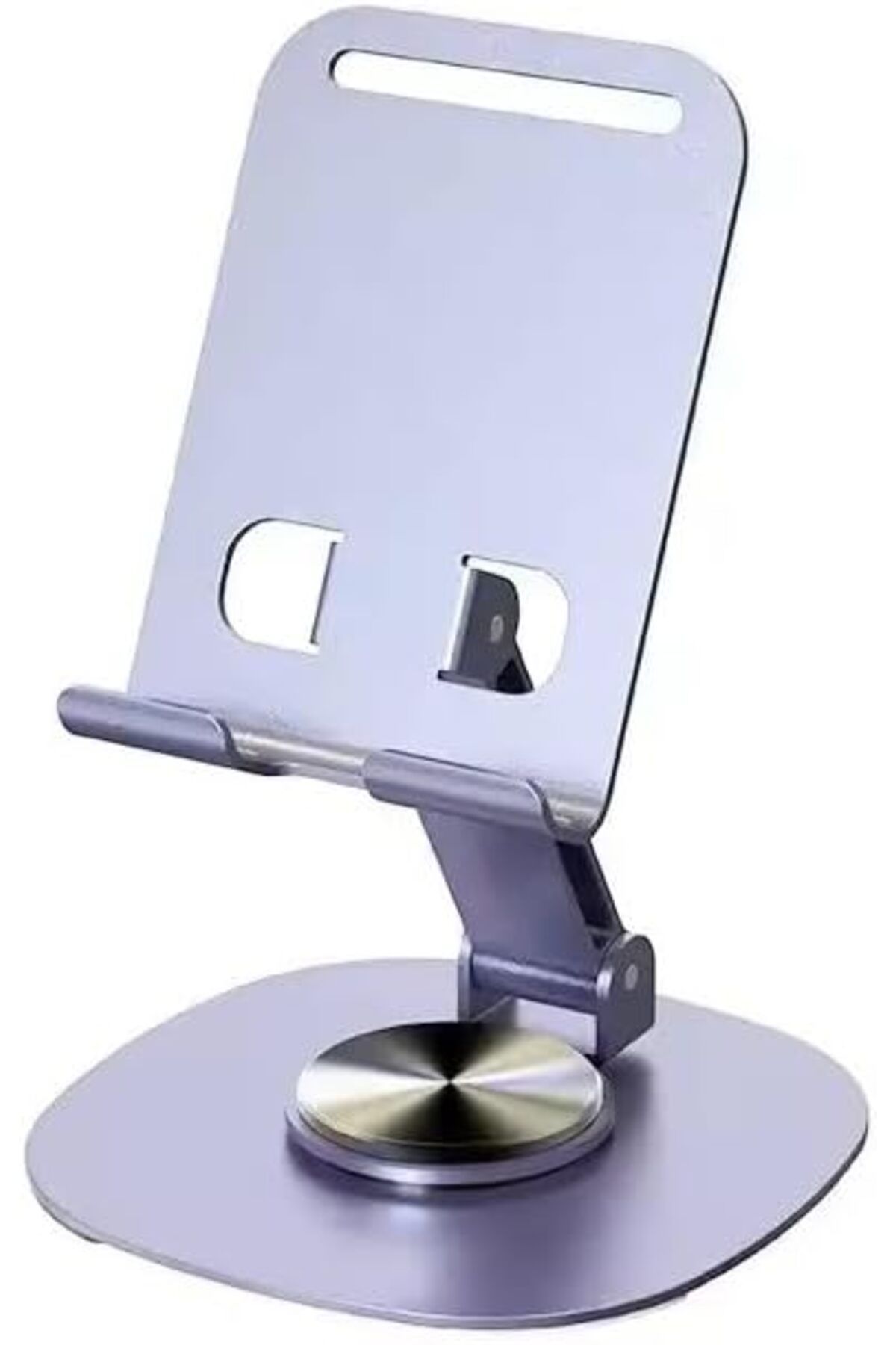 Mena Rise Hoala Ayarlanabilir Metal Telefon Standı, 360 Derece Dönebilen Telefon Tutucu, Katlanır Yapı (Mo