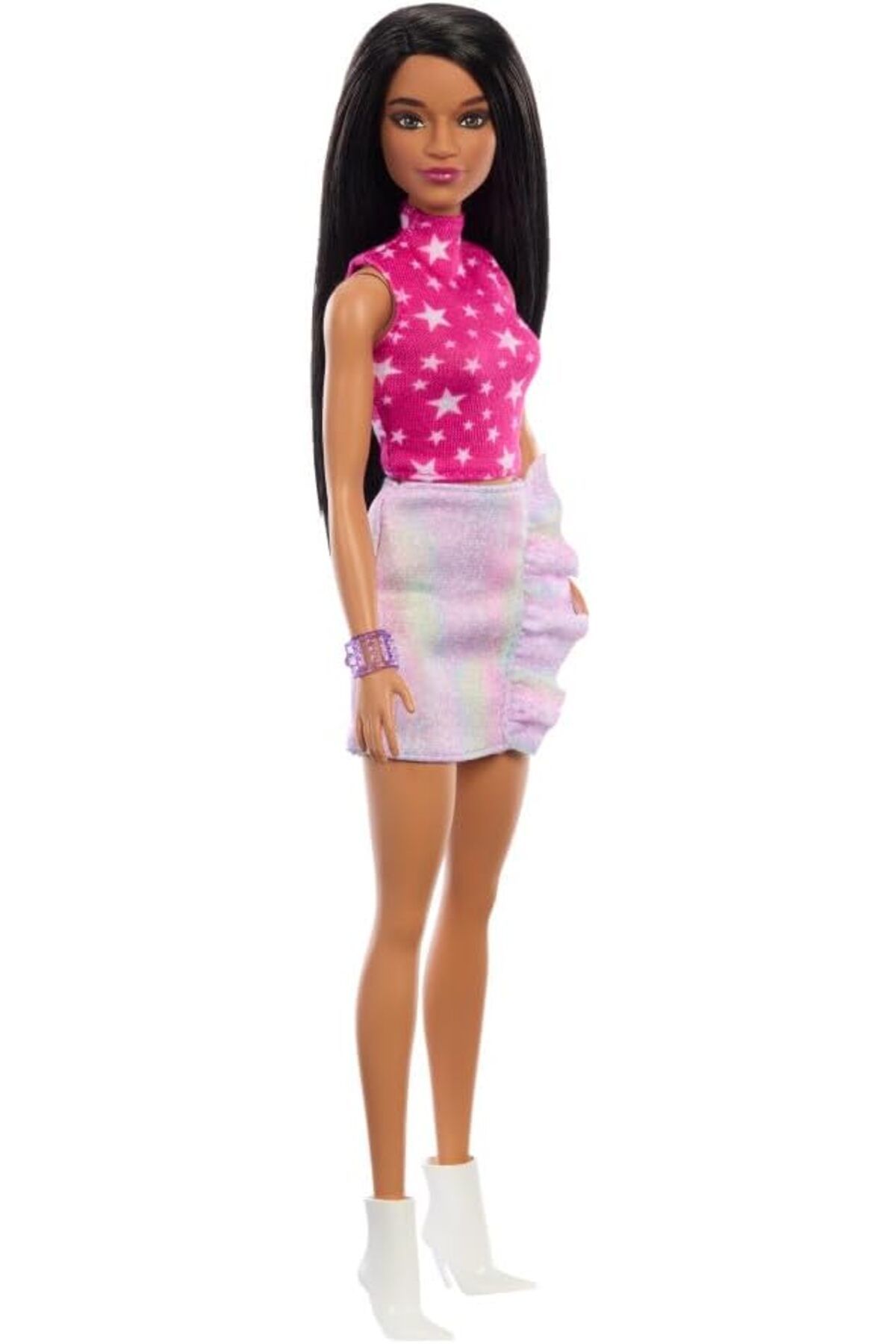 Mena Rise Büyüleyici Parti Bebekleri (Fashionistas), Yıldız Deseni Kıyafetli Bebek, Oyuncak 1064272