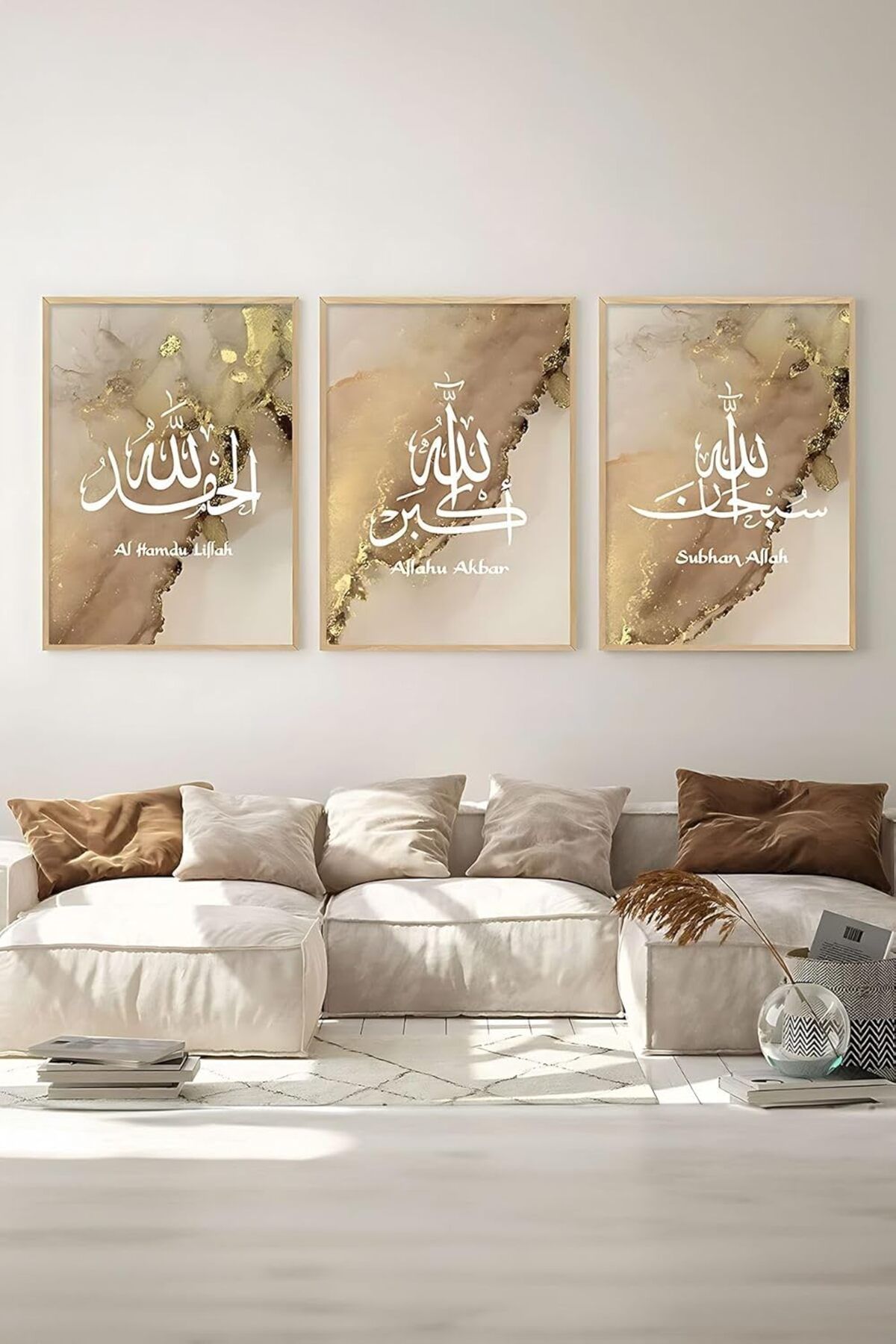 Mena Rise TuonShop 3 Parça Çerçeve Görünümlü Mdf Tablo Seti - ARTSYCLLCT1-1520 1122991