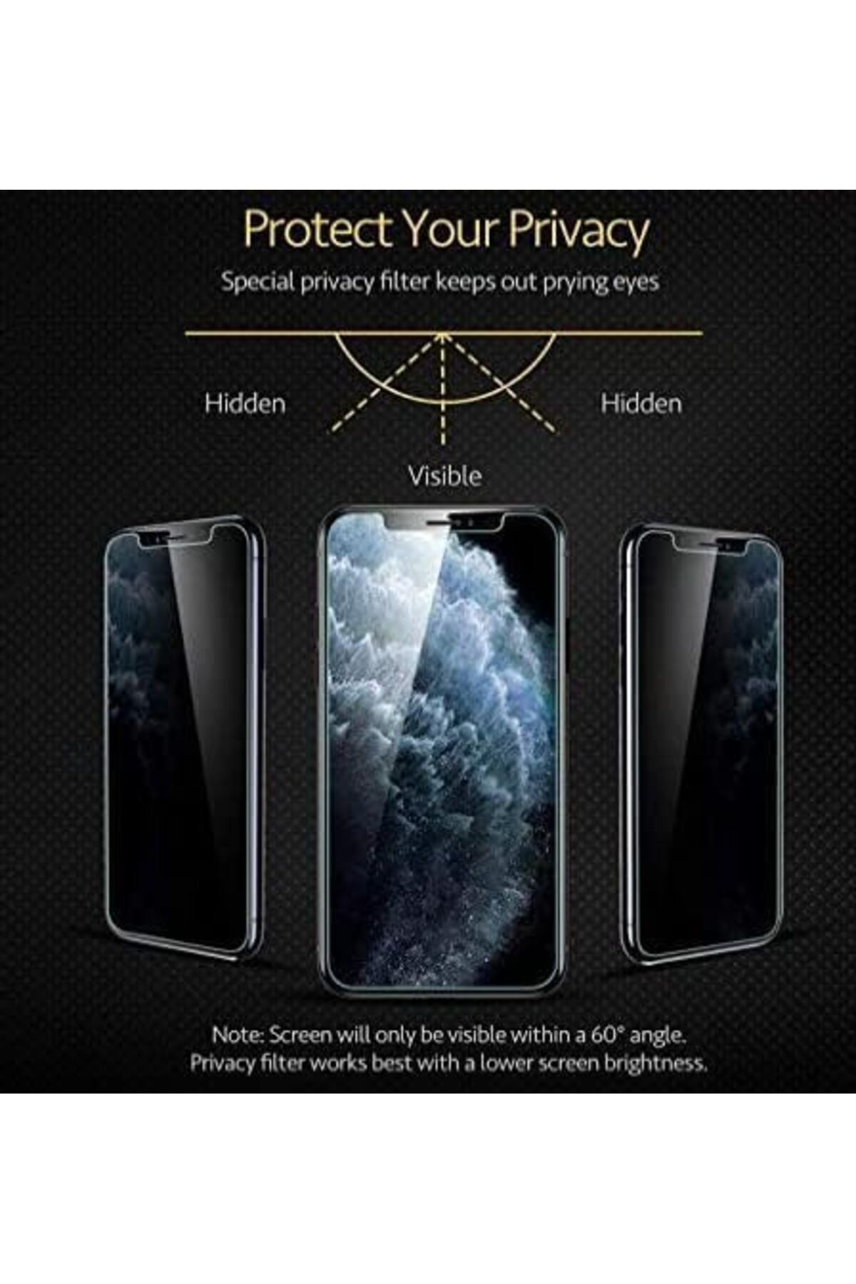 Mena Rise-واقي شاشة Ghost 6D GLASS متوافق مع Diyar-ıFırsatShop A02 / A02S، A02 / A02S Privacy Screen K 2