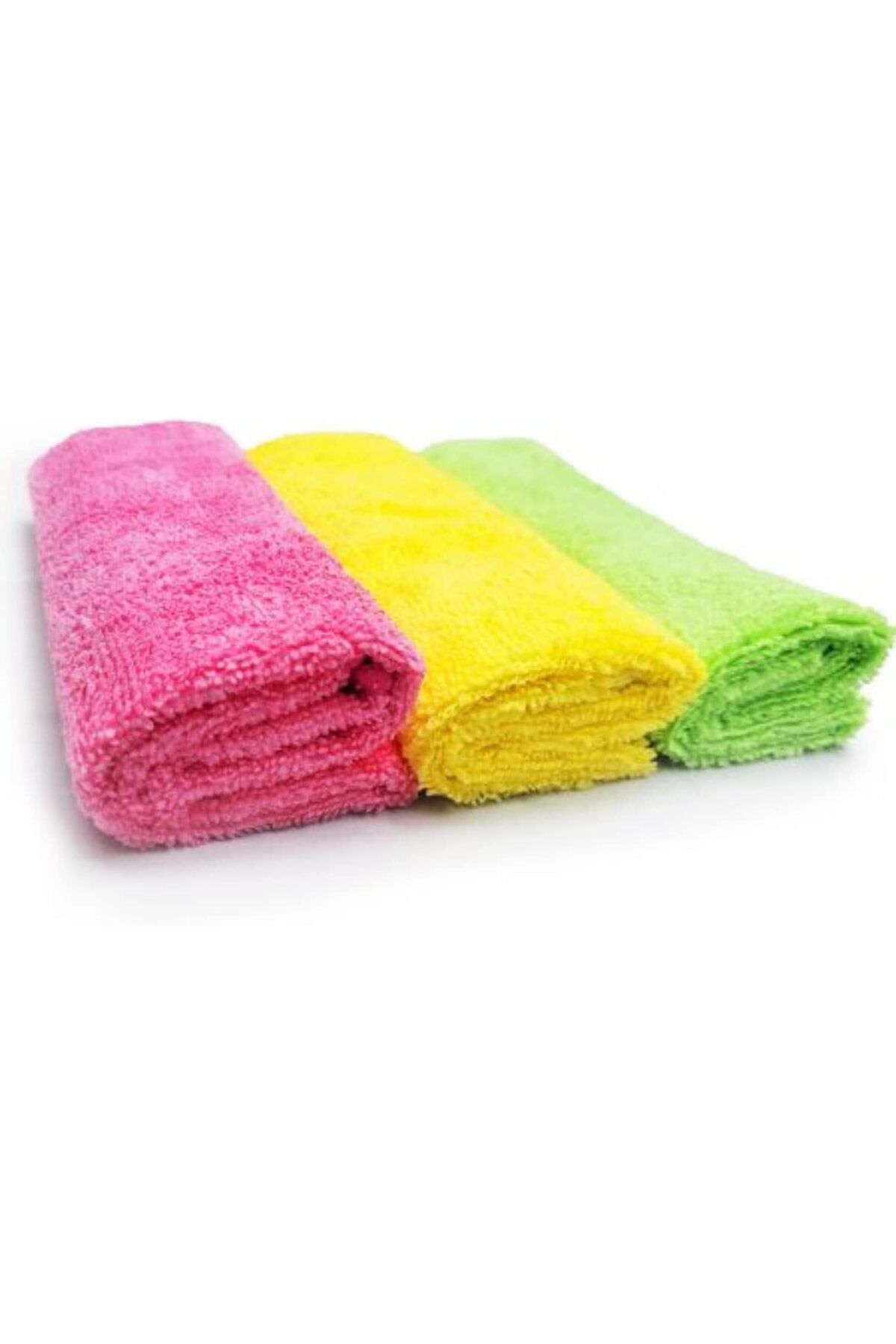 Mena Rise Nano Ölçekli Temizlik Bezi 3’lü Paket Mikrofiber Genel Temizlik Bezi, Yüksek Emici Tüy Bırak