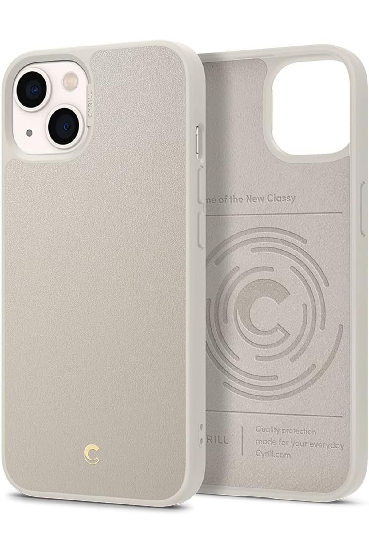 Mena Rise TuonShop Ciel by Cyrill iPhone 13 Kılıf Leather Brick Cream - ACS03184 1122991