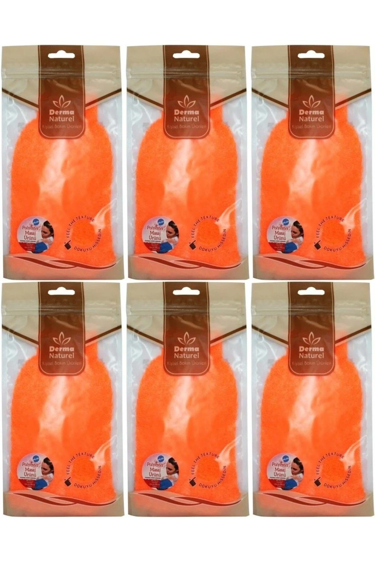 Derma Naturel Banyo Eldiveni Renkli MS-05 (6 Lı Set)