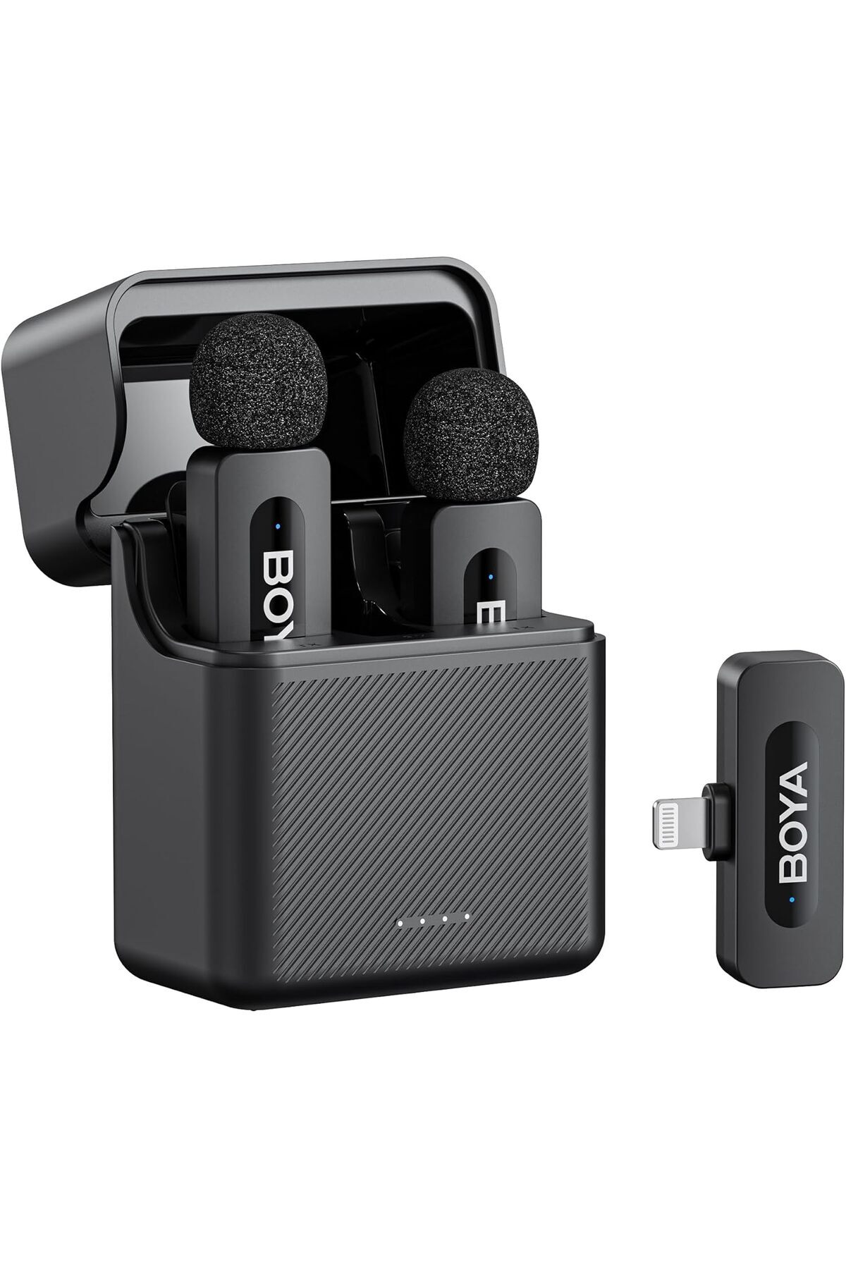 BOYA BY-V3 Lightning Girişli Gürültü Engelleyicili Kablosuz Yaka Mikrofonu