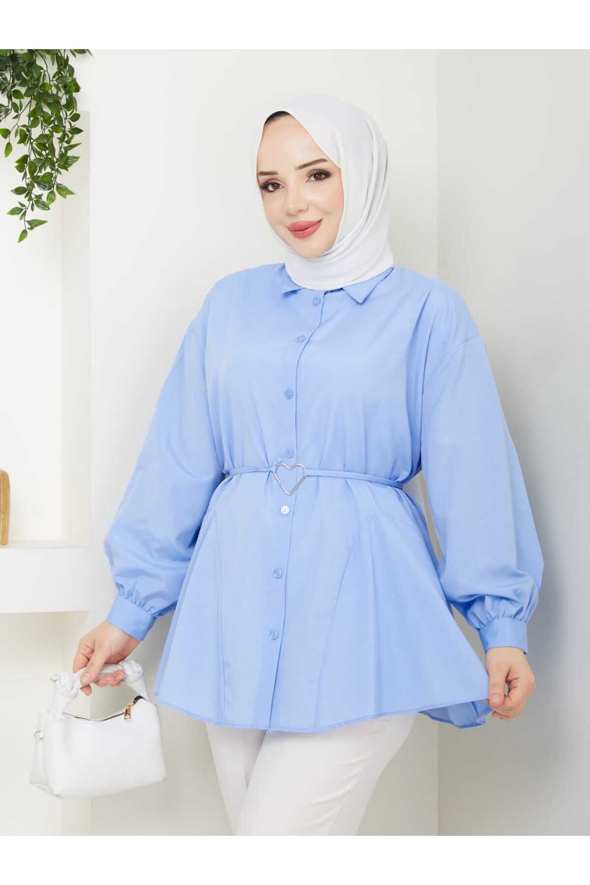 Rema VİRAL ÜRÜN STANDART BEDEN KADIN KALPLİ GÖMLEK