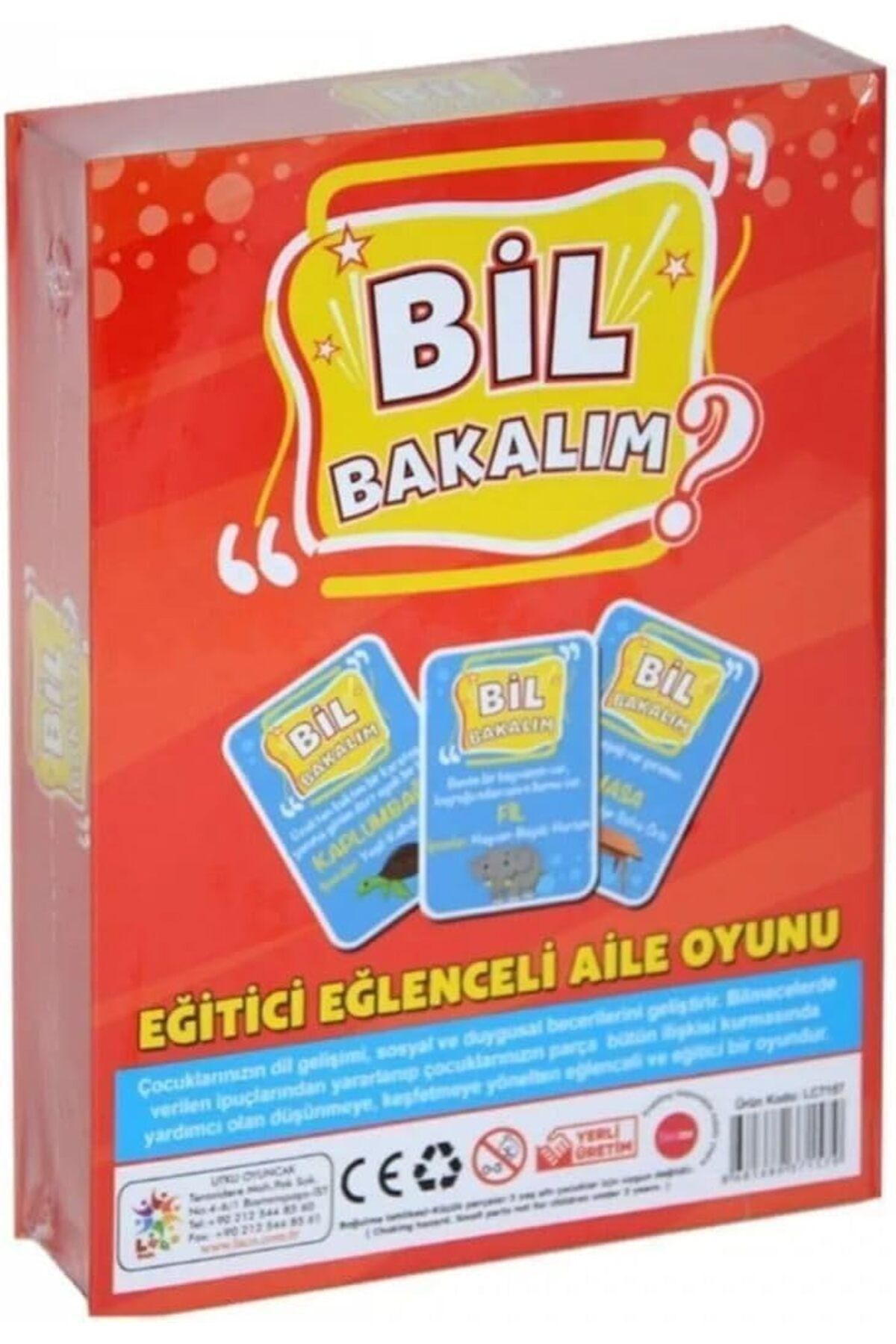 Mena Rise Bakalım Eğitici Aile Oyunu, 32 Bilmece Kartı, 3+ Yaş, 15x21 cm 1064272
