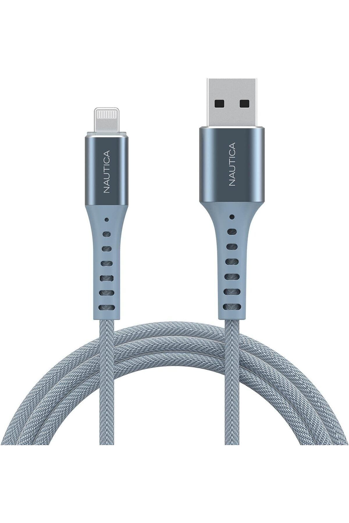Mena Rise TuonShop C65 MFI Lightning to USB-A 12W Örgülü Hızlı Şarj ve Data Kablosu 1.2M Mavi 1122991