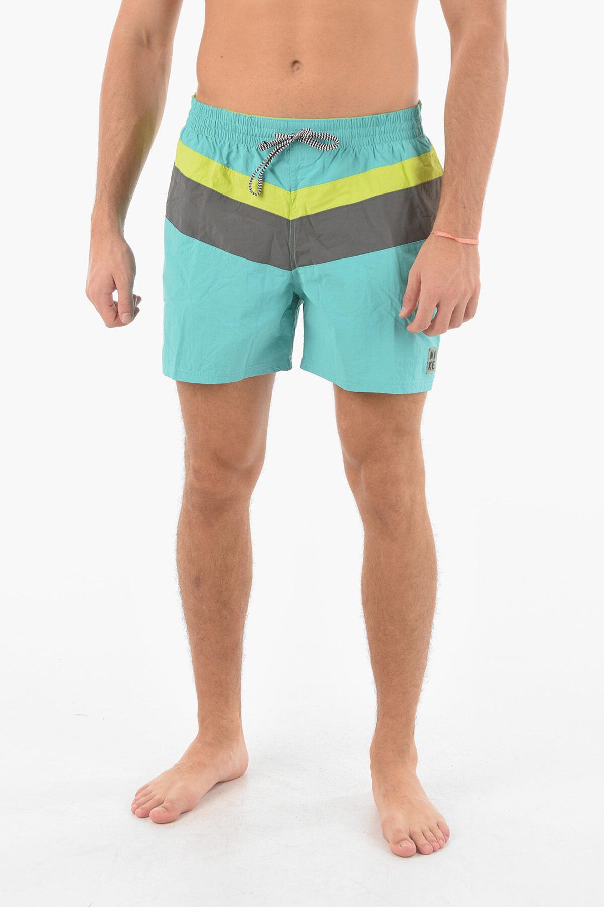 Nike-Swim Two-Tone Boxer Swimsuit 1
