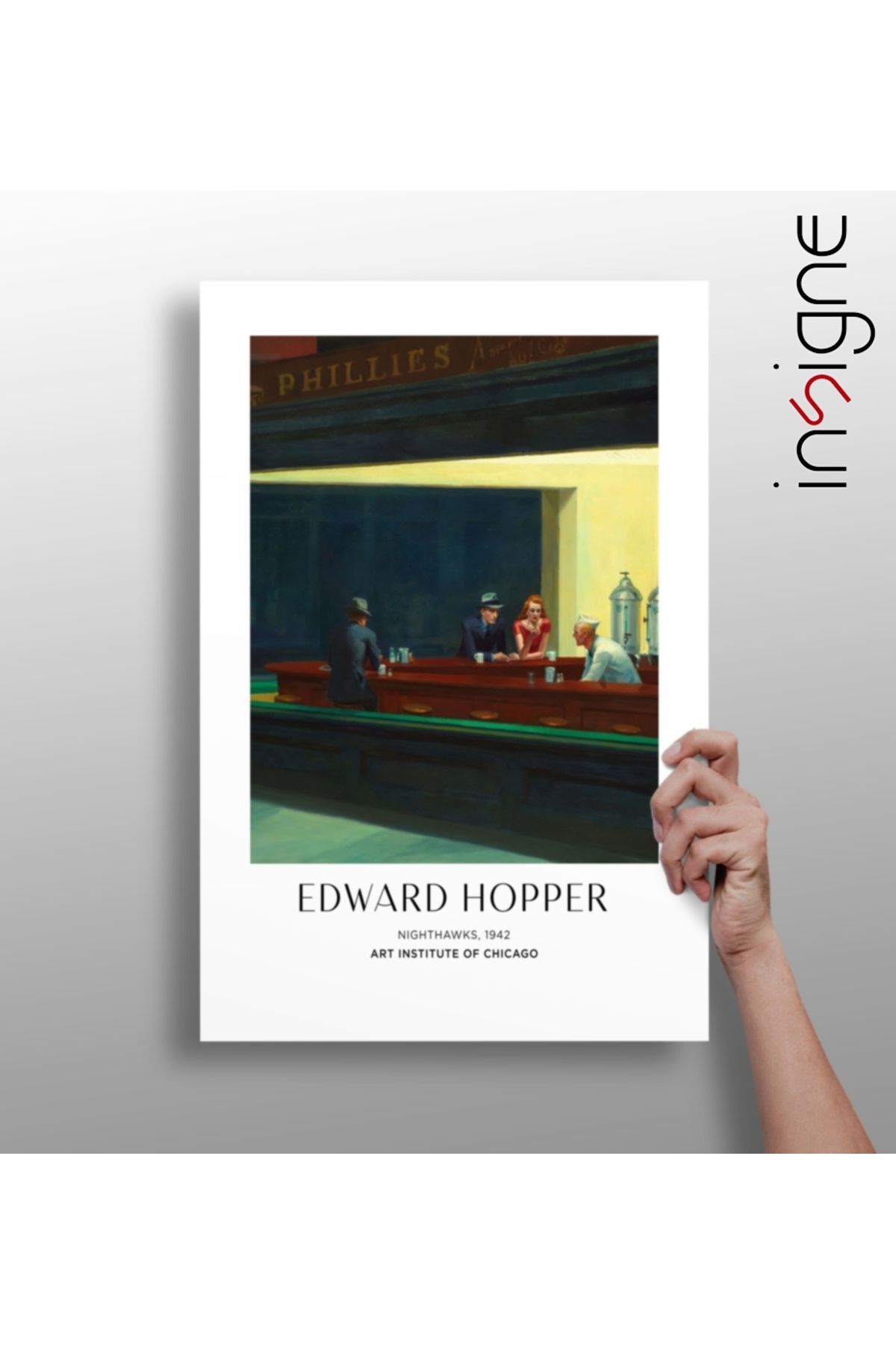 Insigne Edward Hopper Alüminyum Tablo