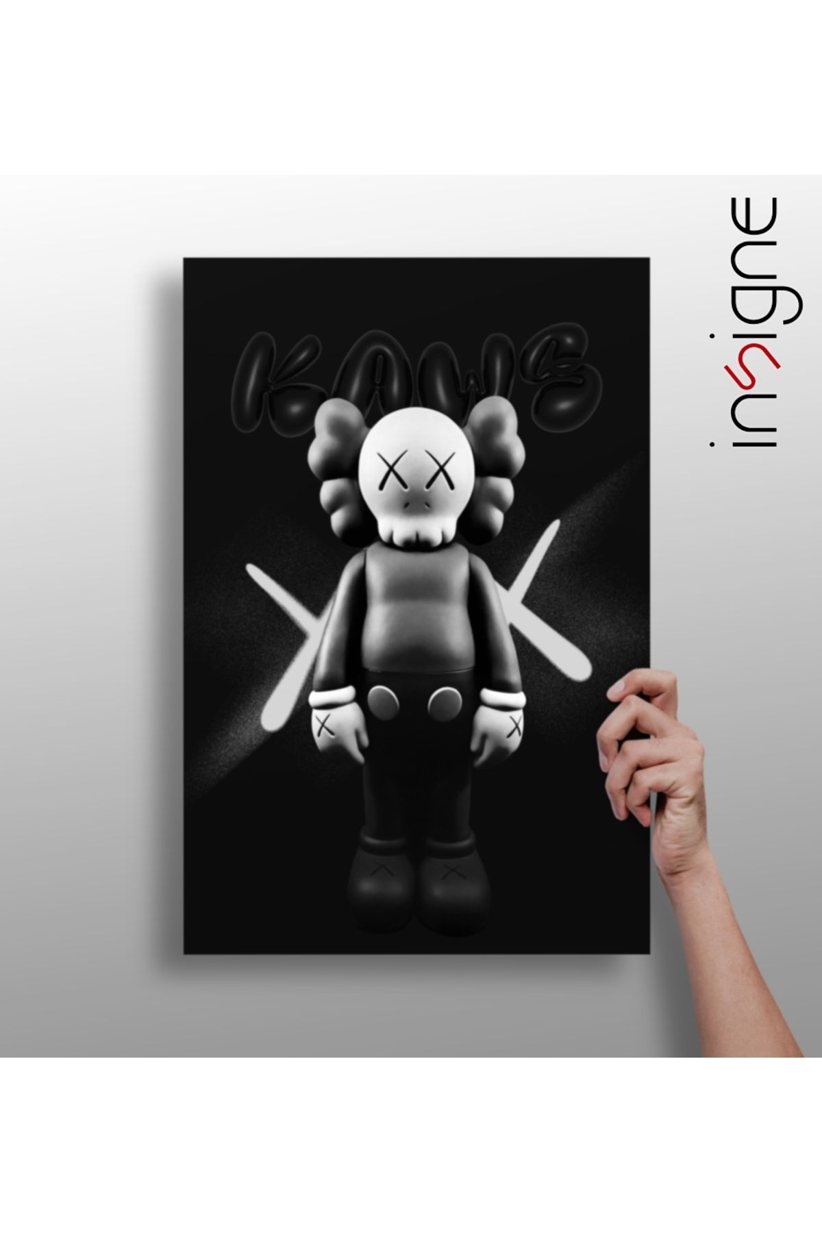 Insigne Kaws Alüminyum Tablo