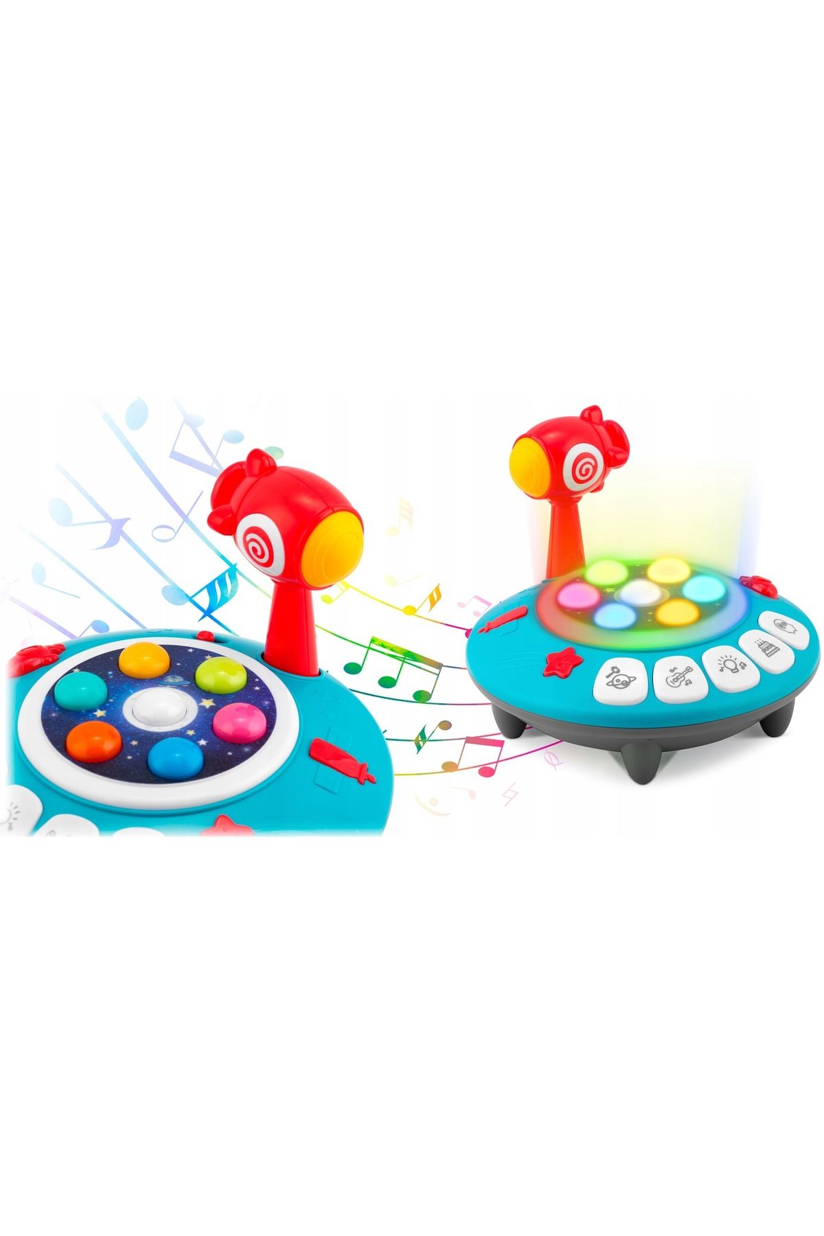 ideal STORE-Children's toy UFO Spaceship idealSTORE, with Hammer and Lights, Melodies, Develops Motor Skills 6