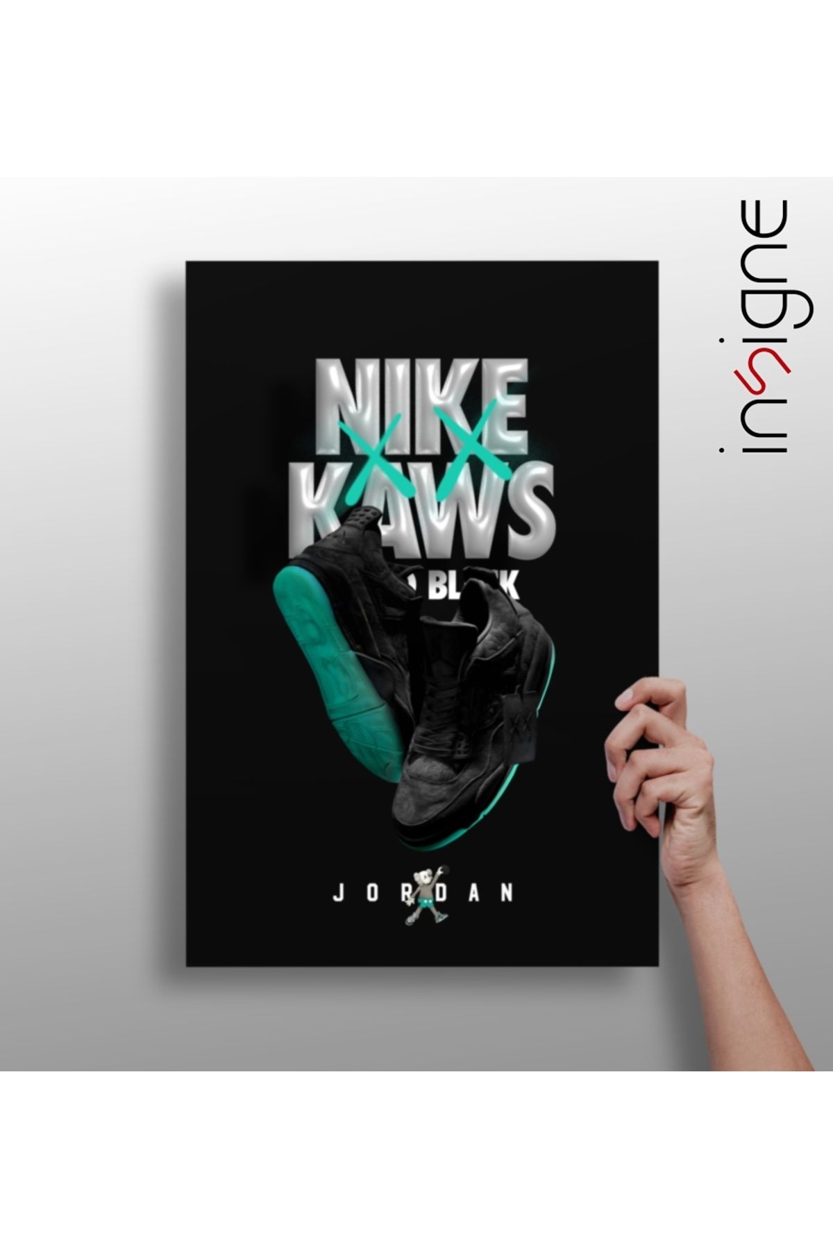 Insigne Kaws Alüminyum Tablo