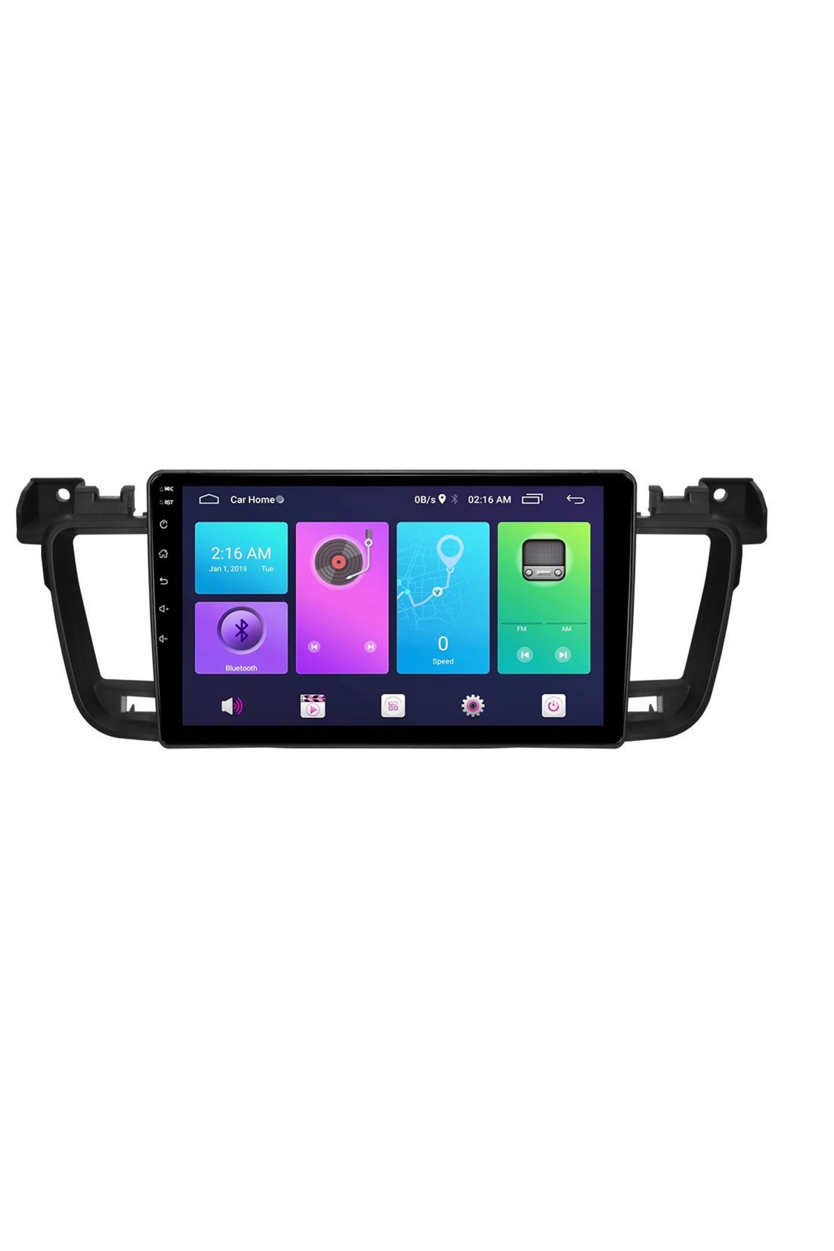 ideal STORE-Navigation Frame 9 idealSTORE, Wiring and Canbus Module Included, compatible with Peugeot 508 I 2010-2018, Rad 3