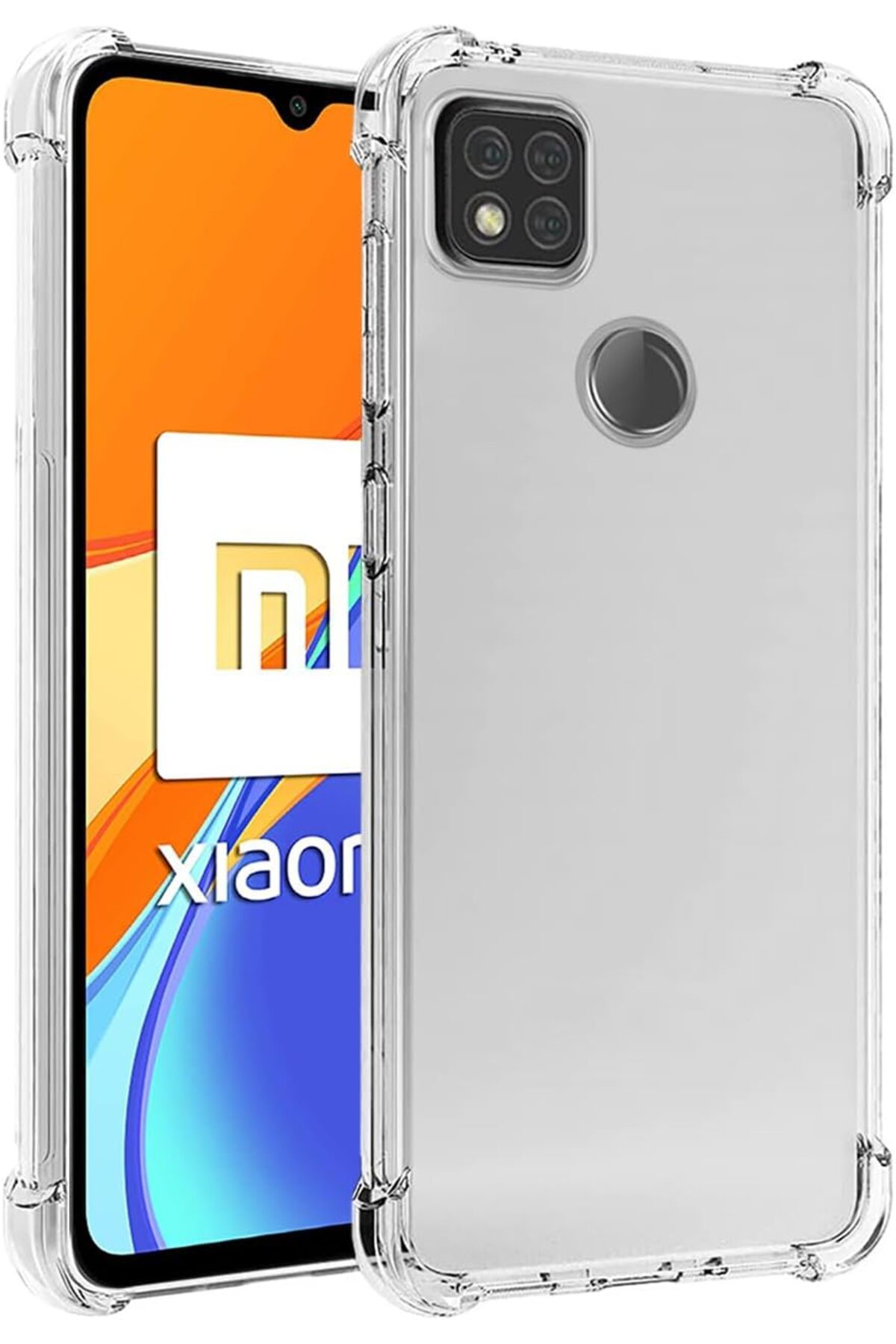 Ehr. Xiaomi Redmi 10A Uyumlu Darbe Önleyici Sararmaya Dayanıklı Airbag Korumalı Ultra Slim TPU Şeffaf Sil