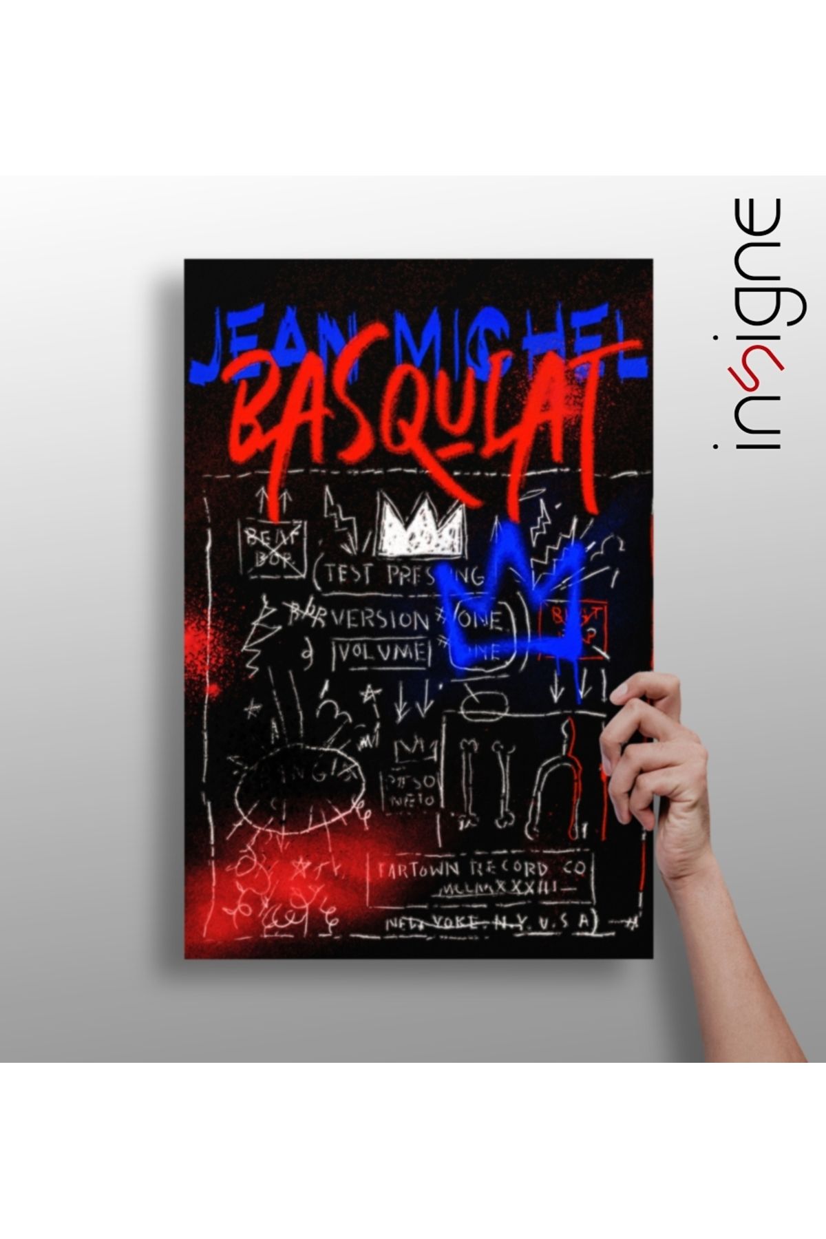 Insigne Basquiat Alüminyum Tablo