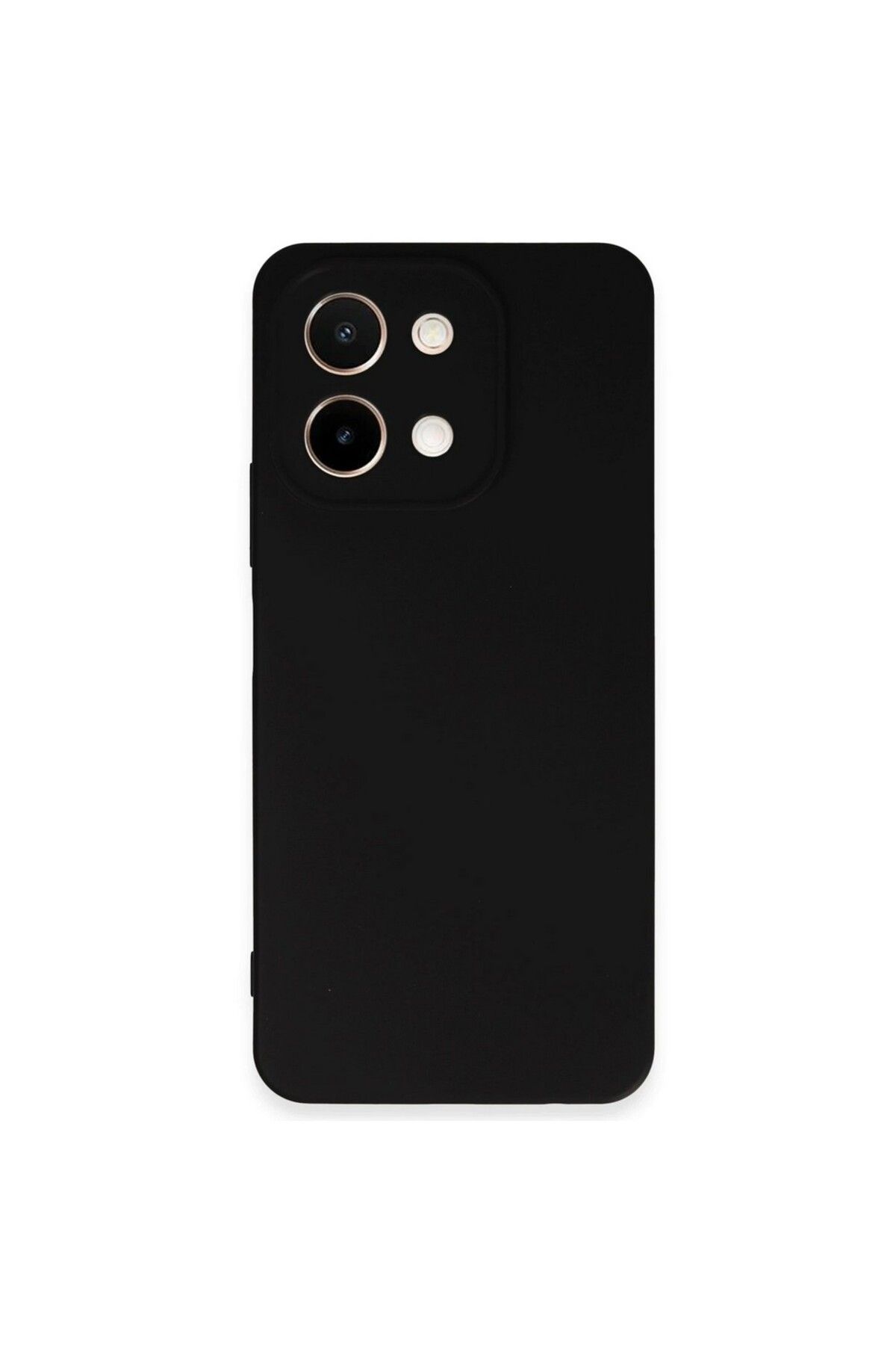 KılıfShop Vivo Y28 Kılıf Silikon First Silikon Siyah