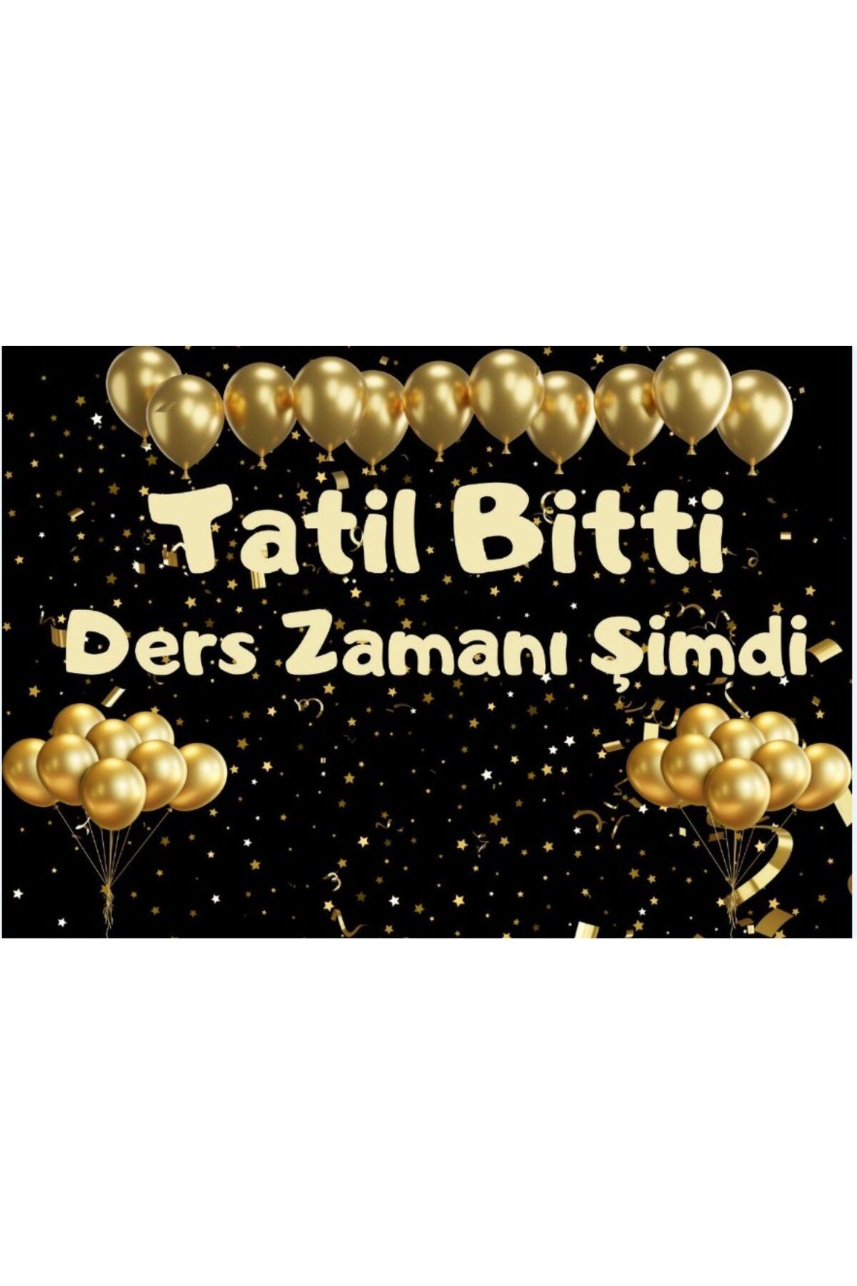 PROMISEBACKDROP2 TATİL BİTTİ ŞİMDİ DERS ZAMANI 150x200 KUMAŞ PANO OKUL ETKİNLİK
