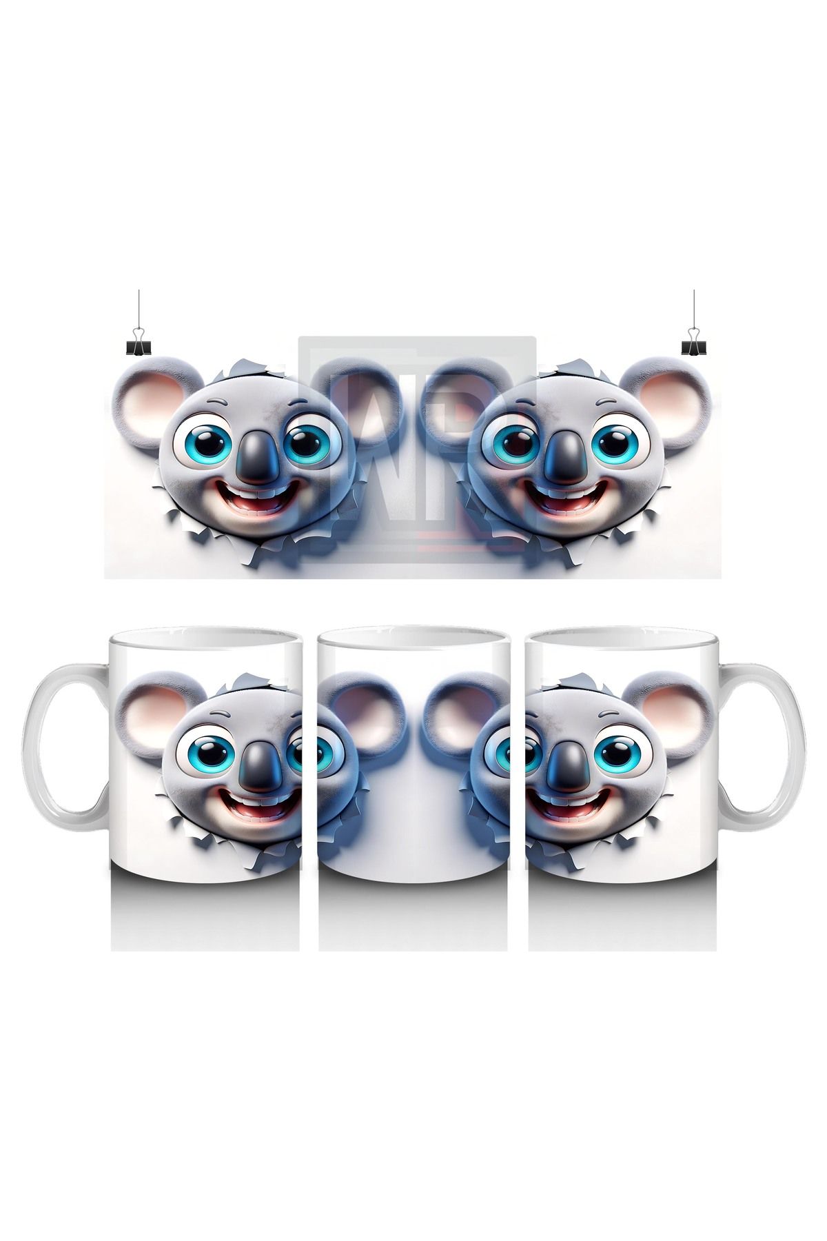 Wisdom Rain Çocuklara Sütü Sevdiren Şirin Koala Kupa Bardak
