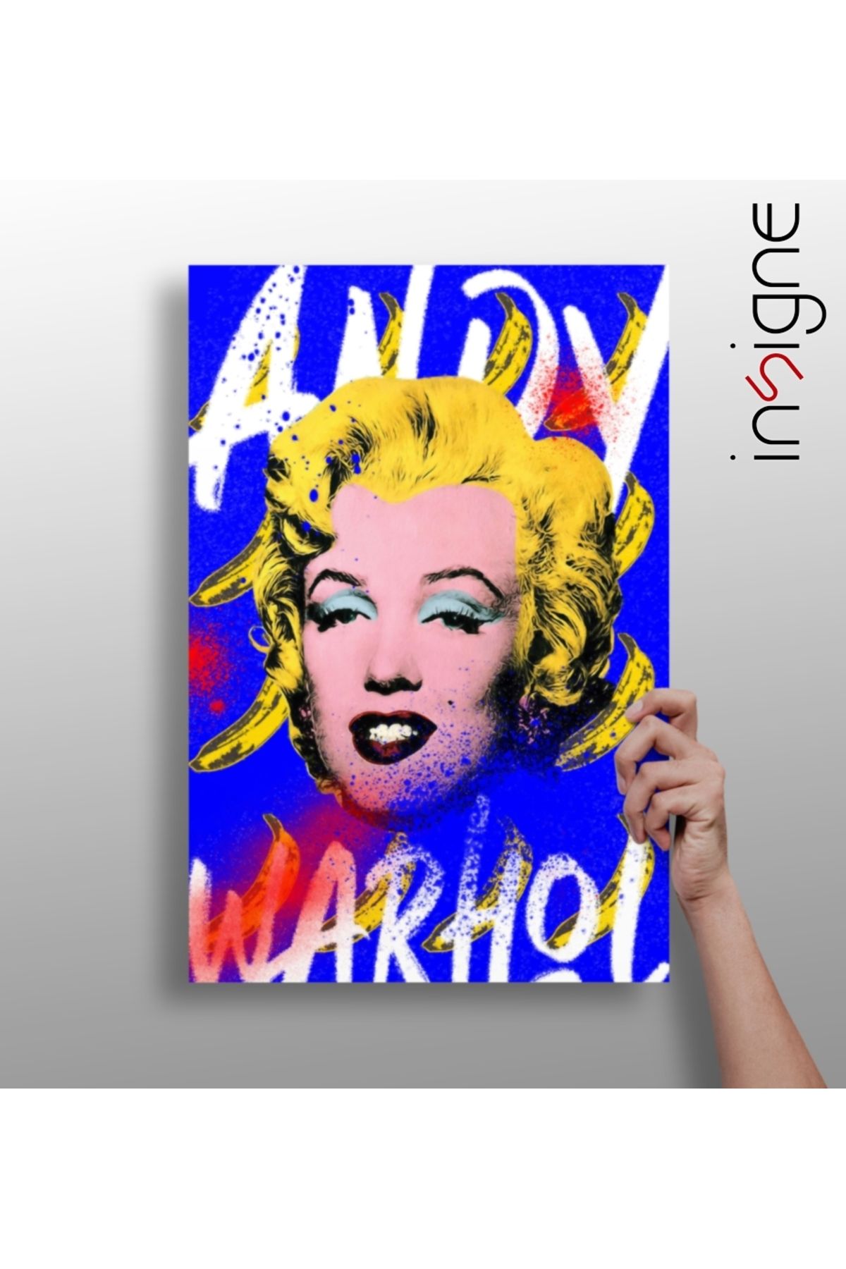 Insigne Andy Warhol Alüminyum Tablo