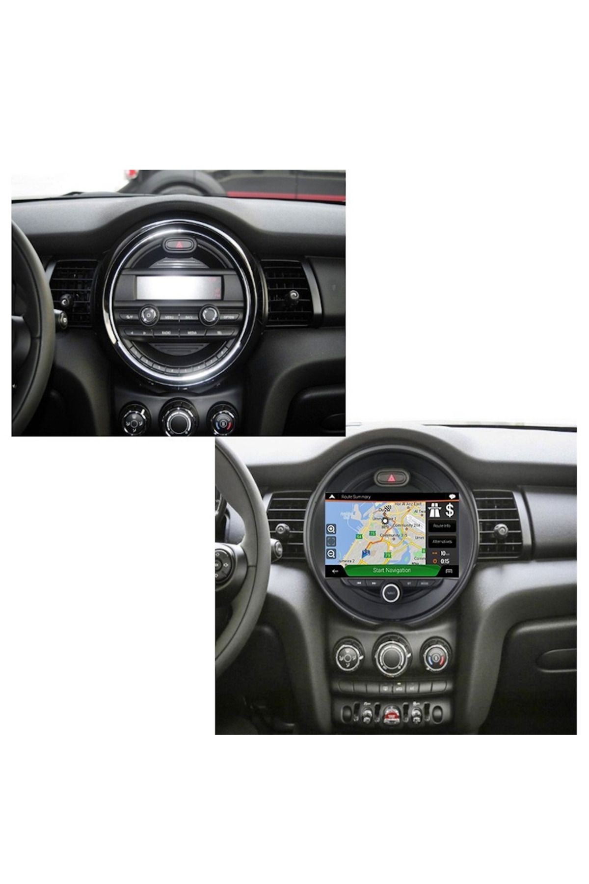 ideal STORE-idealSTORE Navigation Frame 9, Wiring and Canbus Module, compatible with Mini One F55, F56, F57, for Radi 4